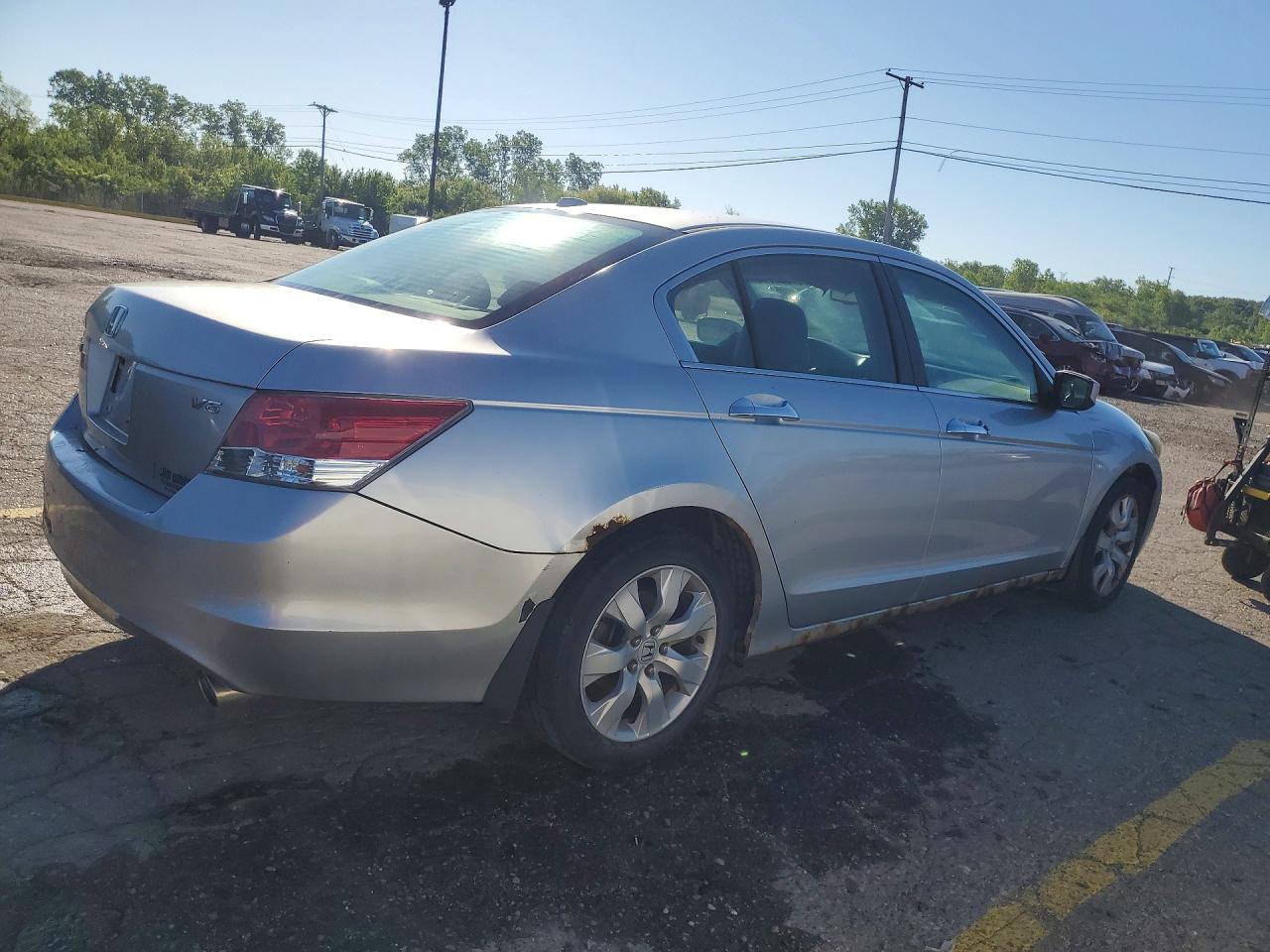 2009 Honda Accord Exl Silver vin: 1HGCP36879A005194