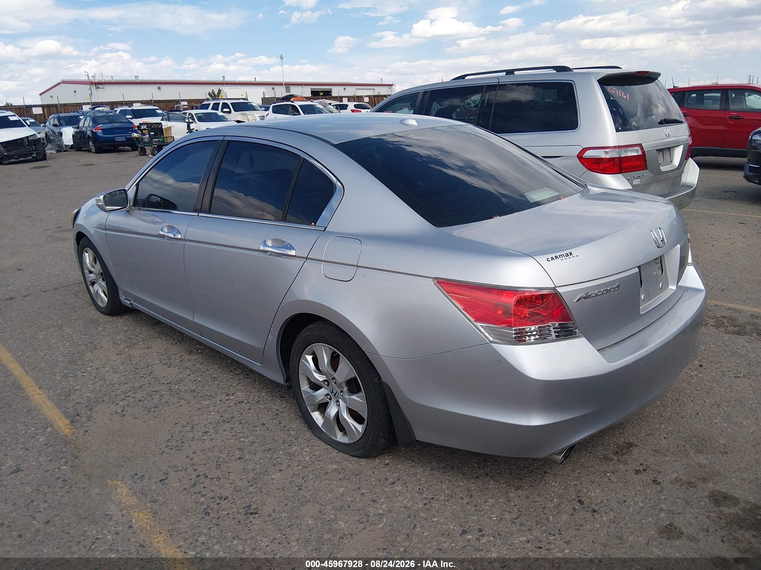 2009 Honda Accord 3.5 Ex-l Серый vin: 1HGCP36879A010119