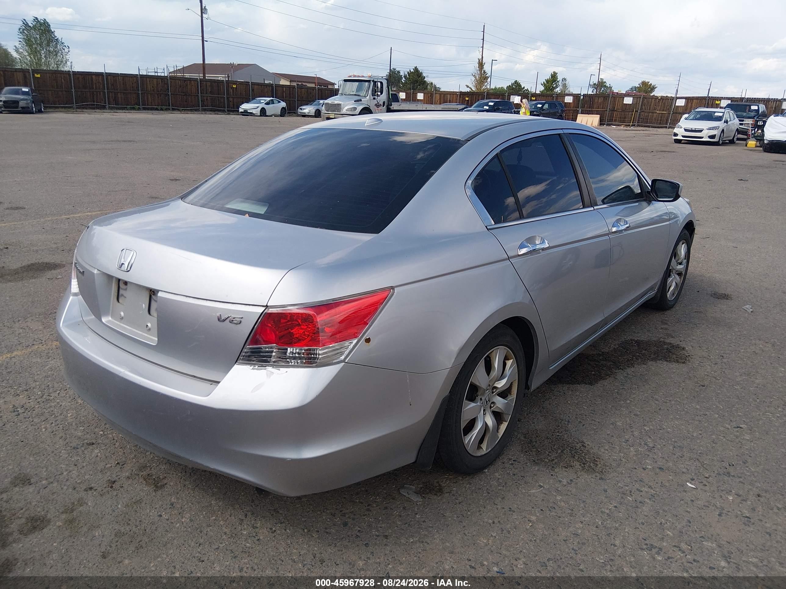 2009 Honda Accord 3.5 Ex-l Серый vin: 1HGCP36879A010119