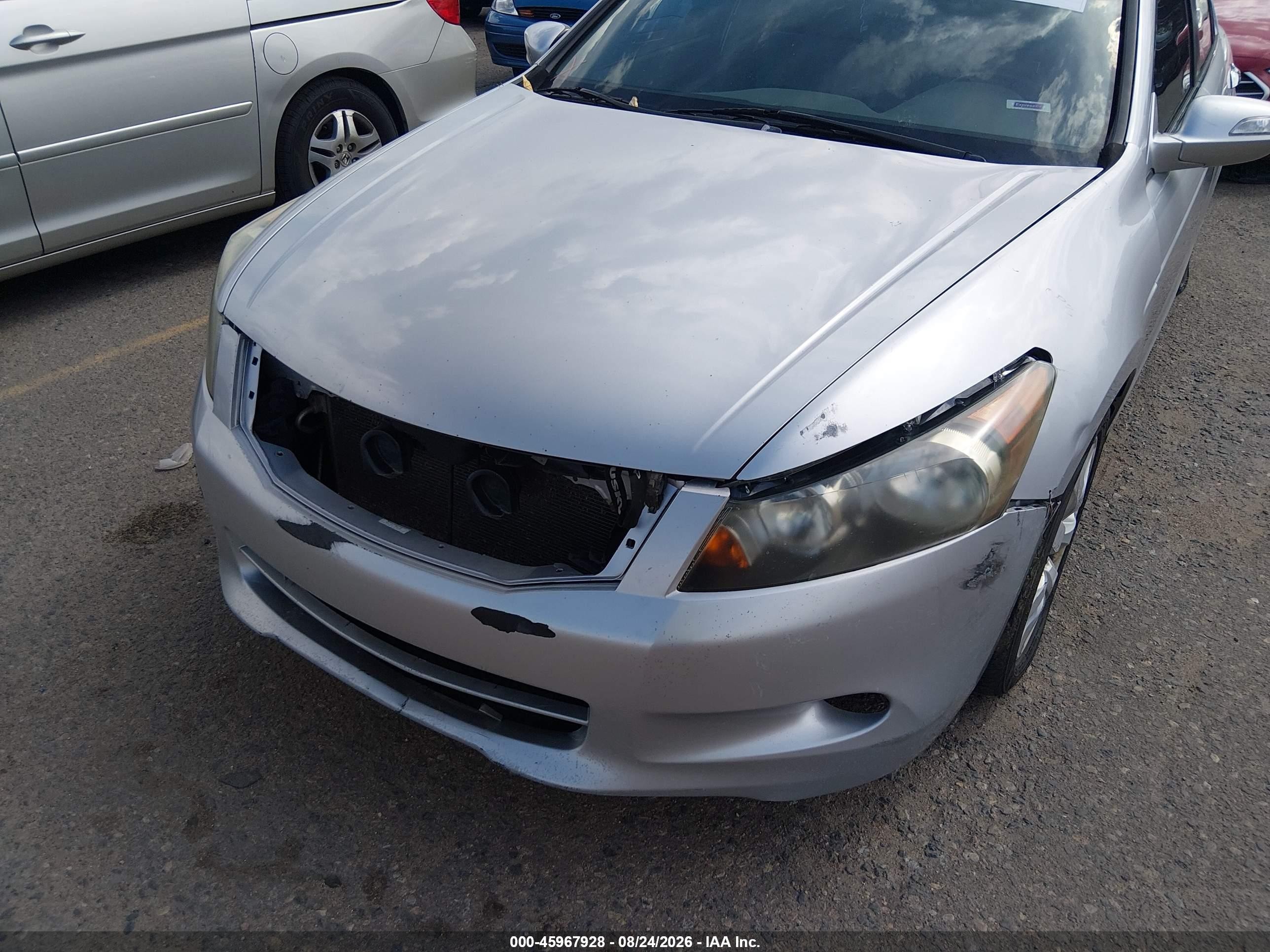 2009 Honda Accord 3.5 Ex-l Серый vin: 1HGCP36879A010119