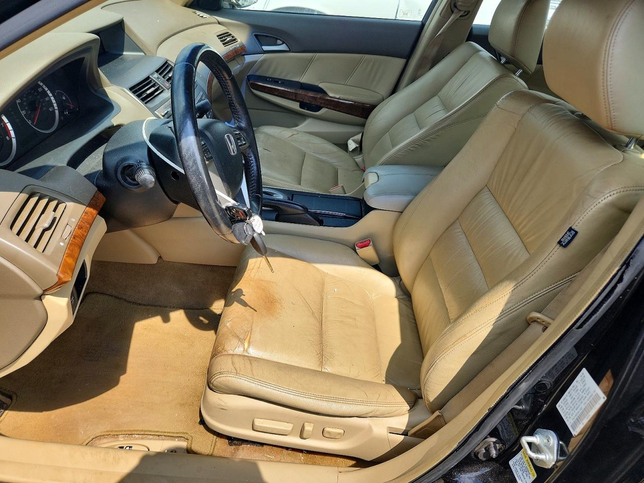 2009 Honda Accord Exl Black vin: 1HGCP36879A013487