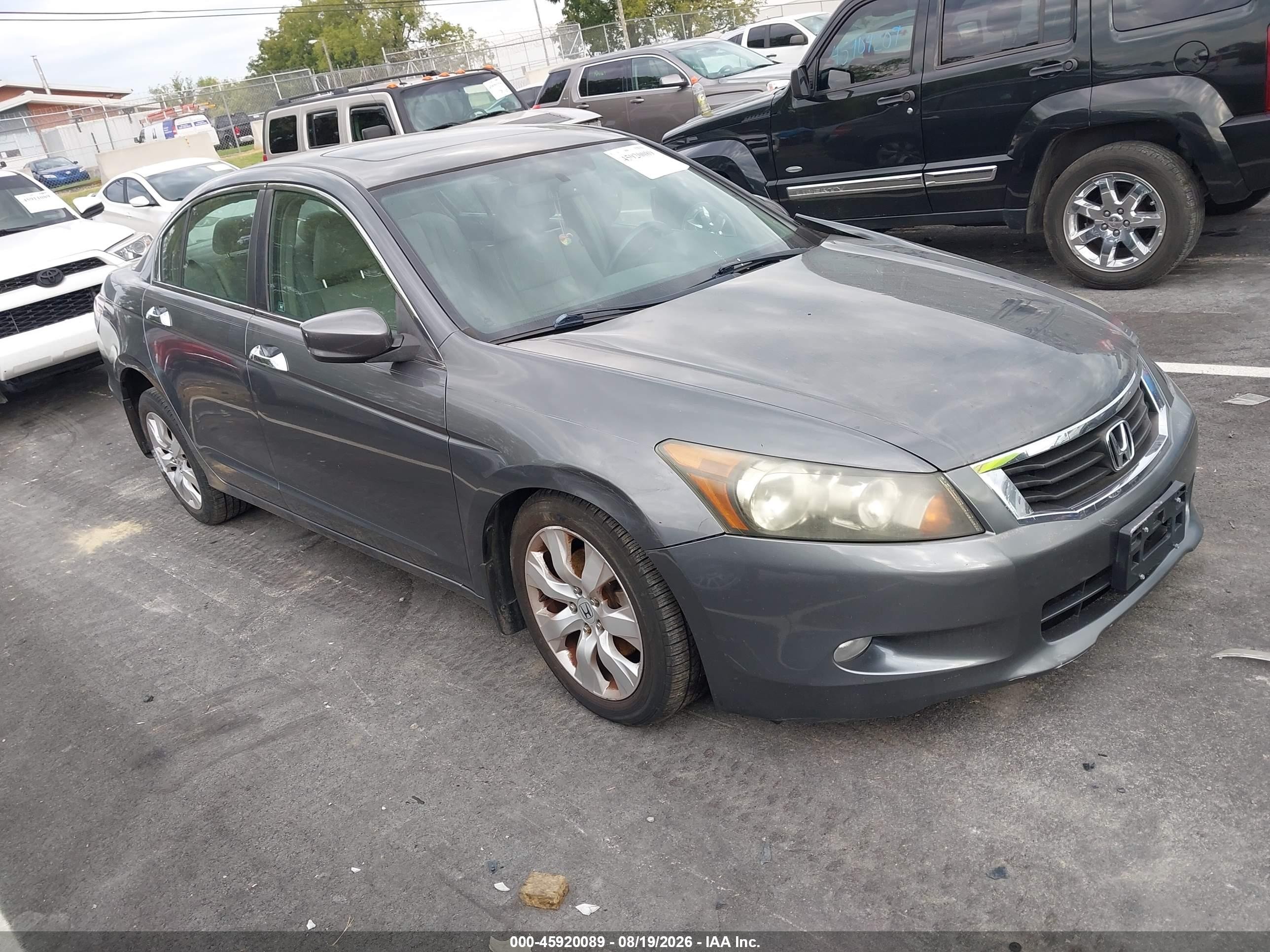 2009 Honda Accord 3.5 Ex-l Gray vin: 1HGCP36879A013733