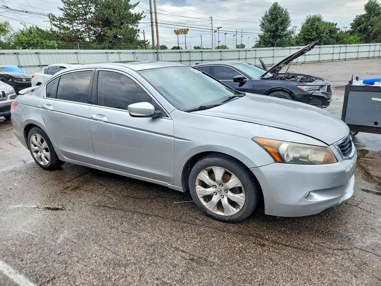 2009 Honda Accord Exl Silver vin: 1HGCP36879A021105
