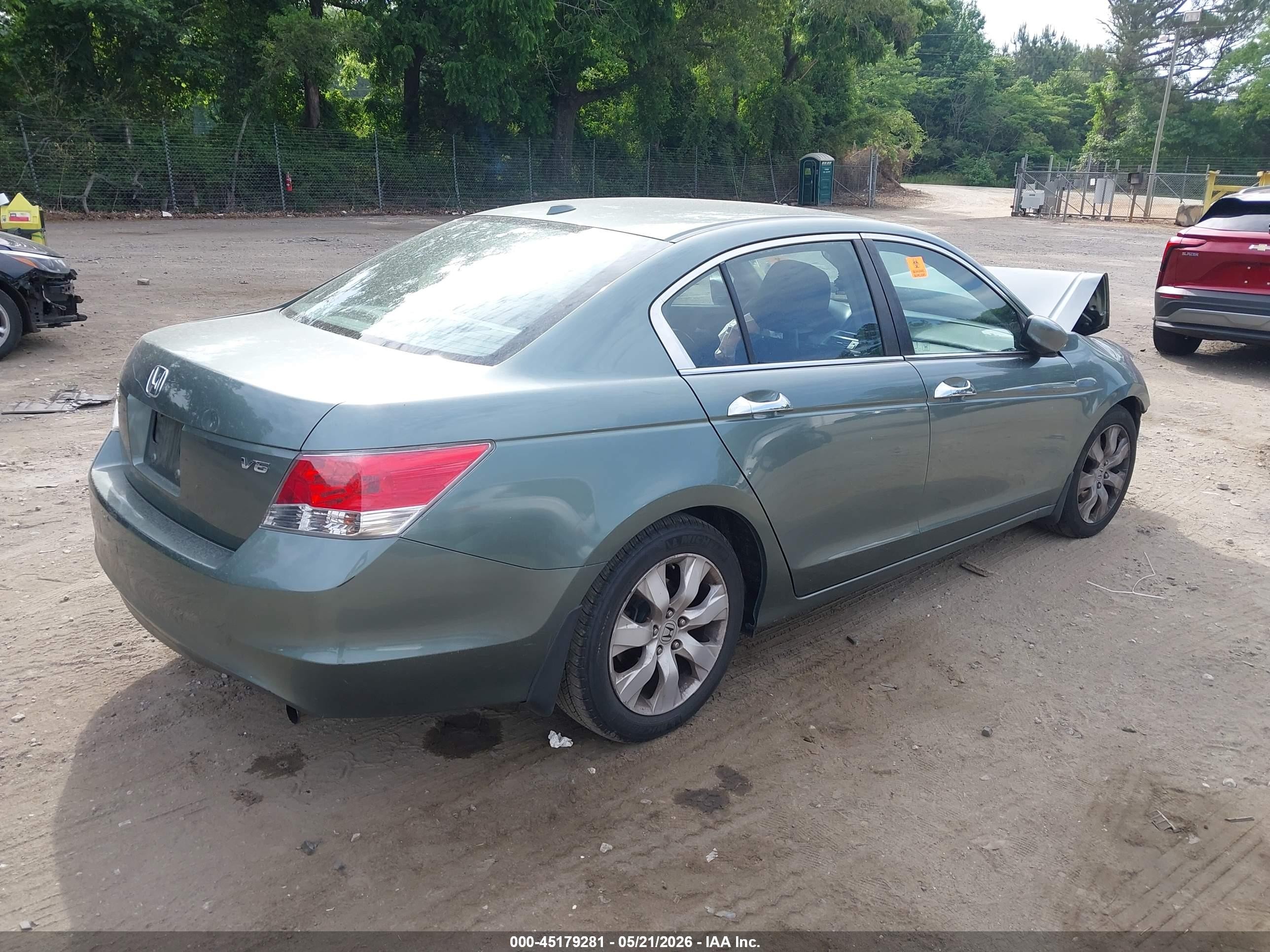 2009 Honda Accord 3.5 Ex-l Green vin: 1HGCP36879A029740