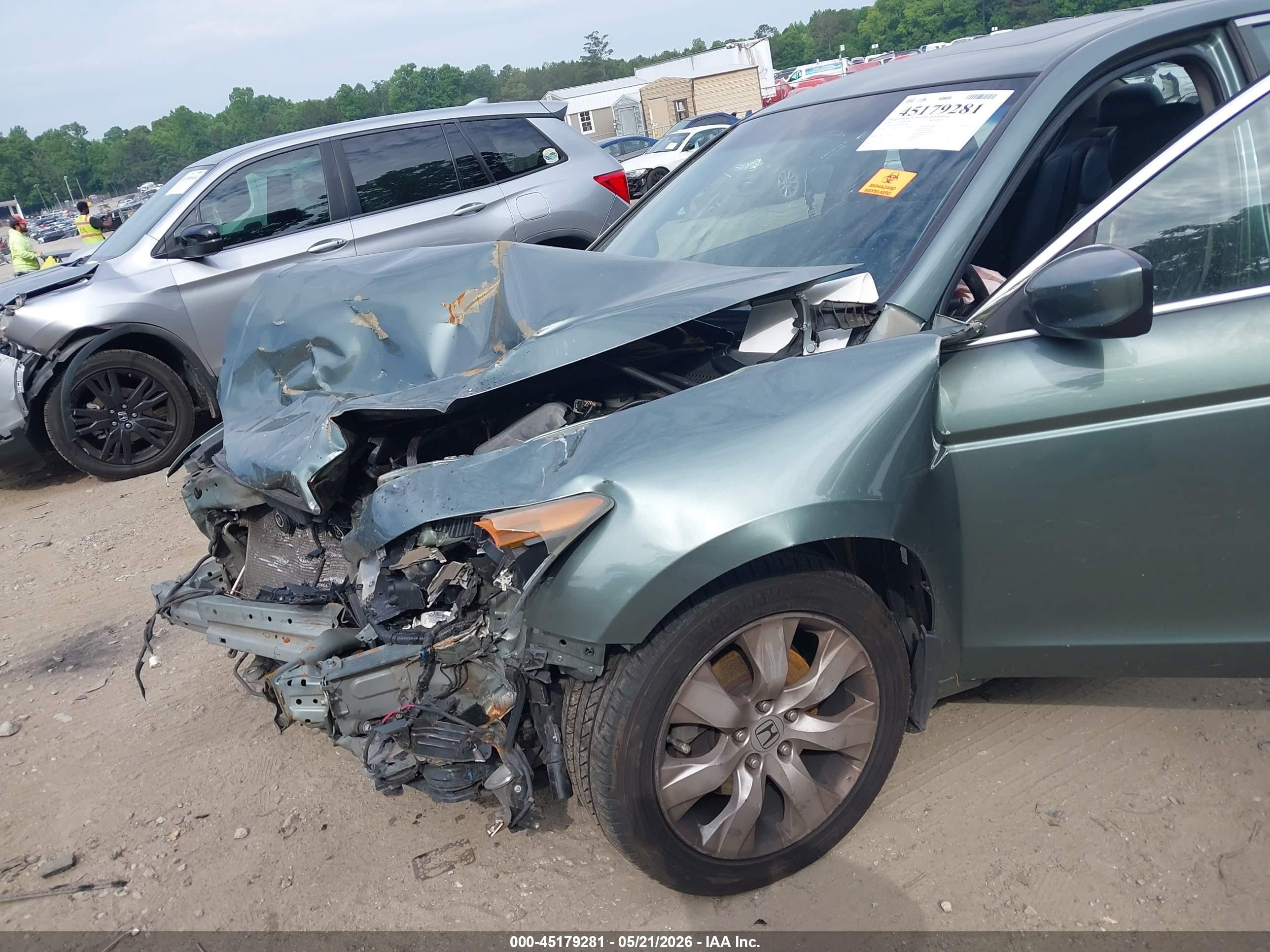 2009 Honda Accord 3.5 Ex-l Green vin: 1HGCP36879A029740