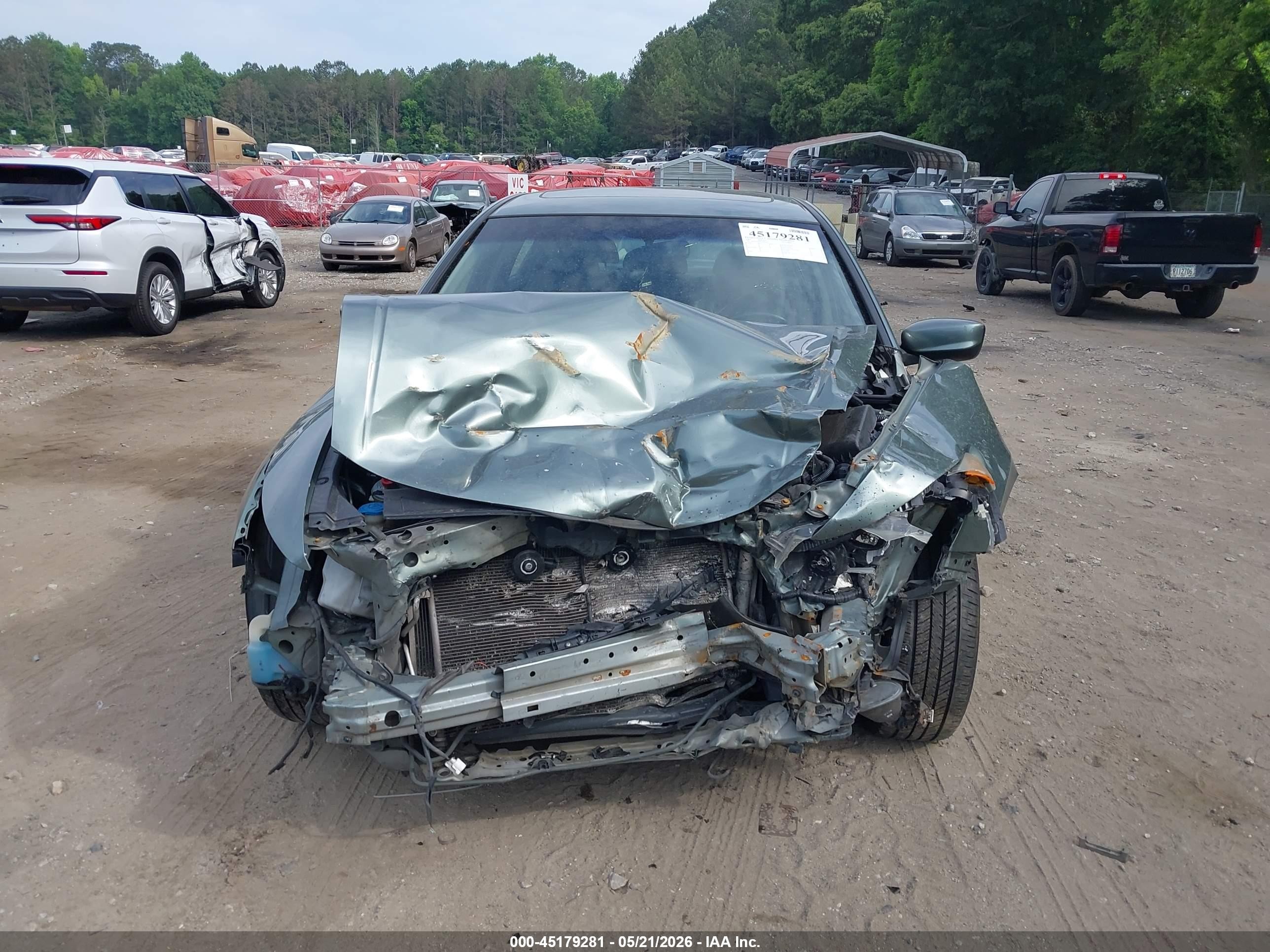 2009 Honda Accord 3.5 Ex-l Green vin: 1HGCP36879A029740