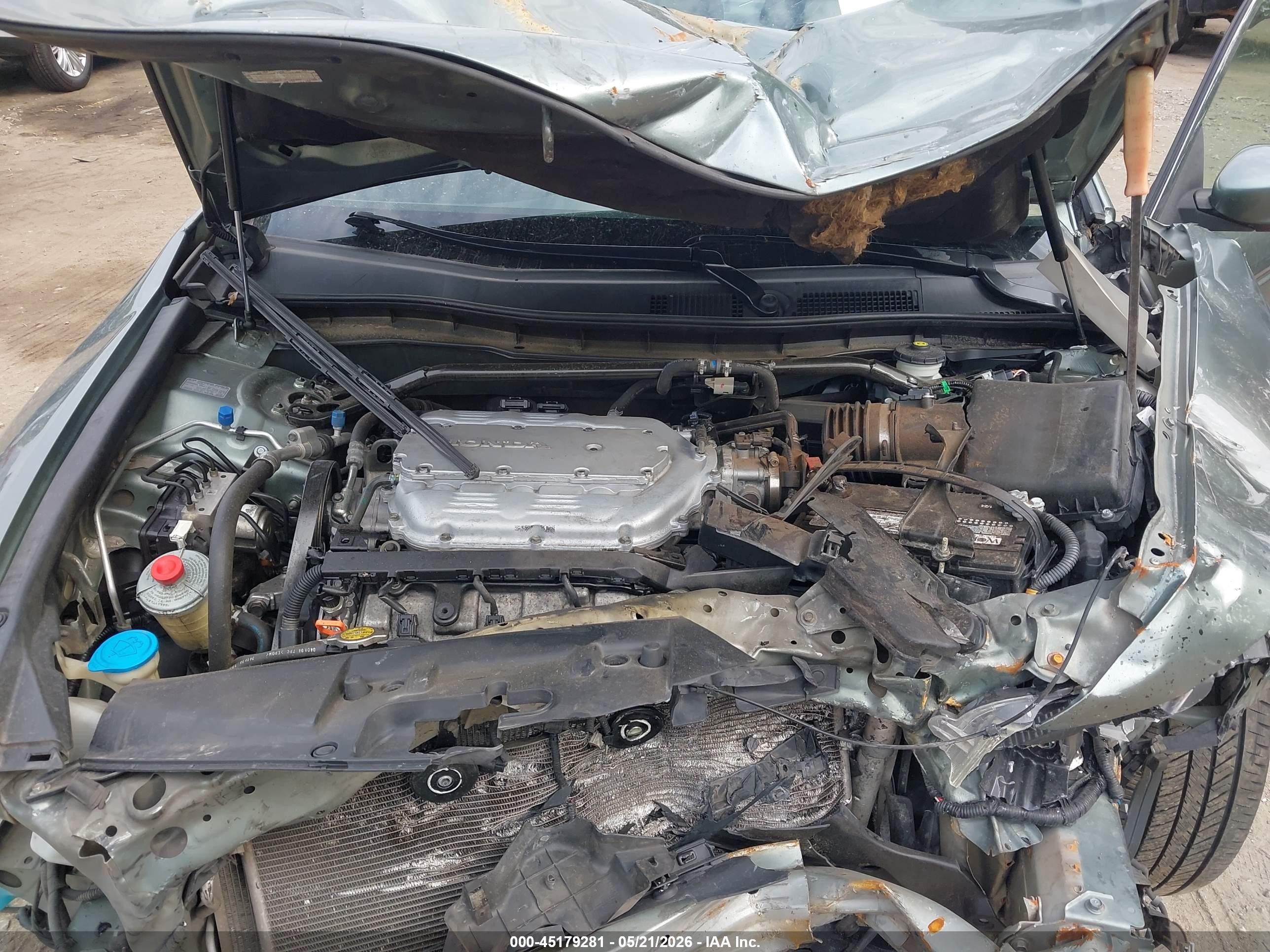 2009 Honda Accord 3.5 Ex-l Green vin: 1HGCP36879A029740