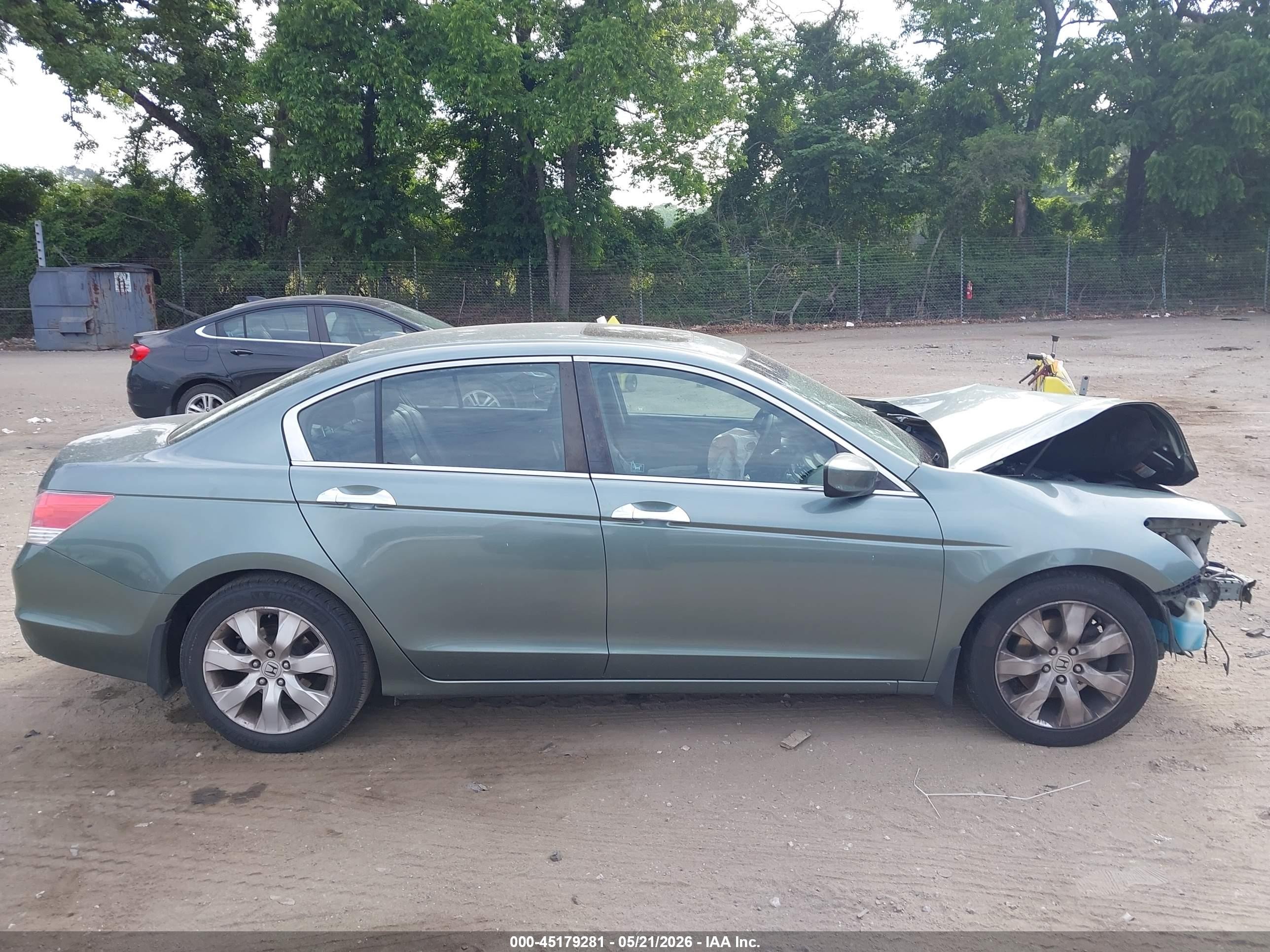 2009 Honda Accord 3.5 Ex-l Green vin: 1HGCP36879A029740