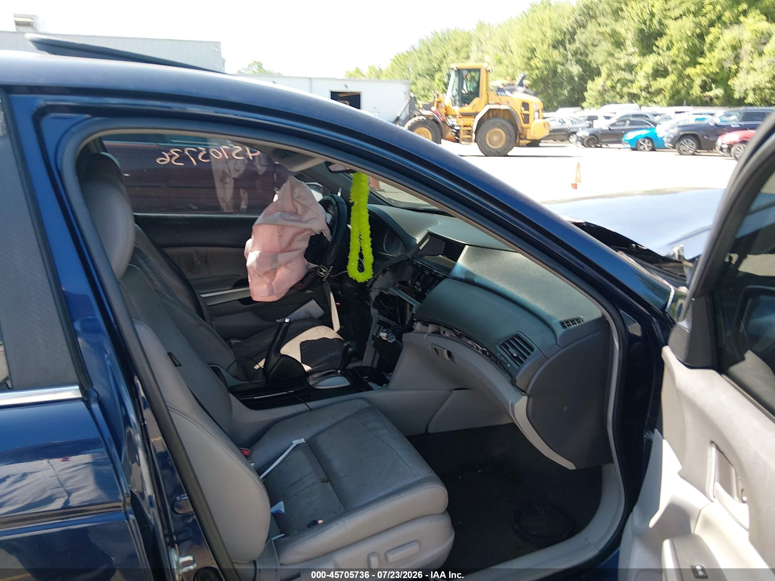 2009 Honda Accord 3.5 Ex-l Blue vin: 1HGCP36879A050913