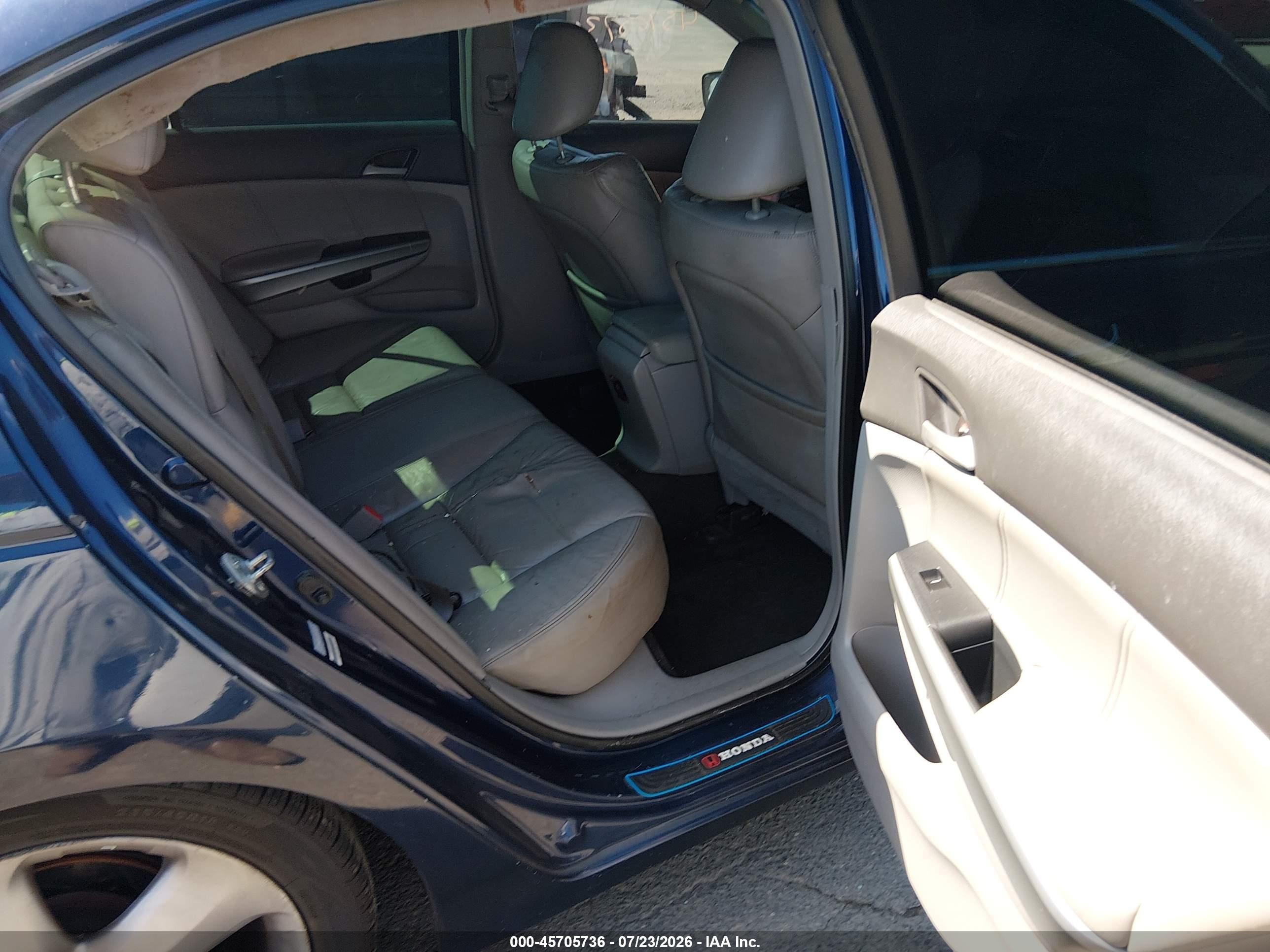 2009 Honda Accord 3.5 Ex-l Blue vin: 1HGCP36879A050913