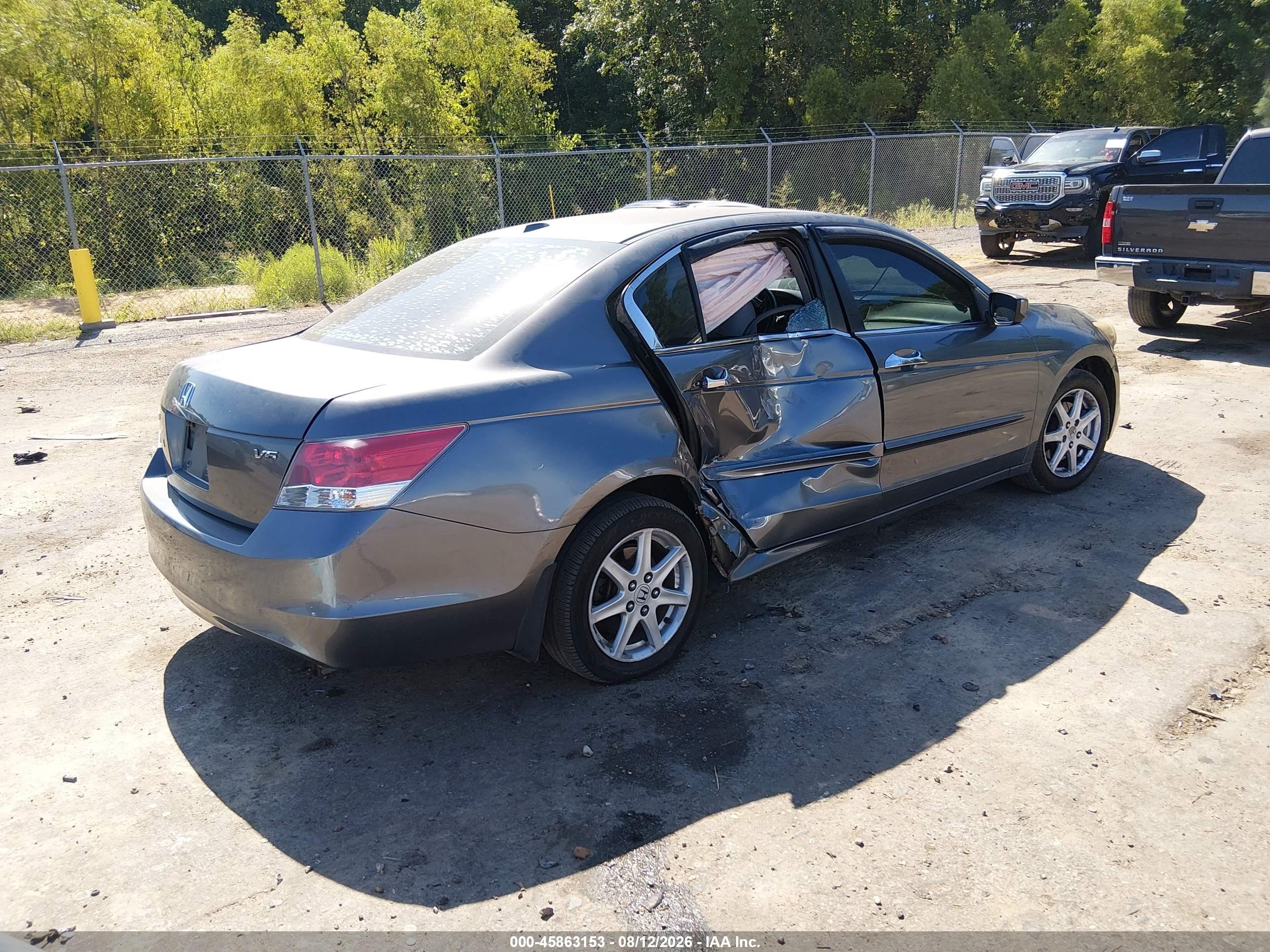 2008 Honda Accord 3.5 Ex-l Gray vin: 1HGCP36888A030152