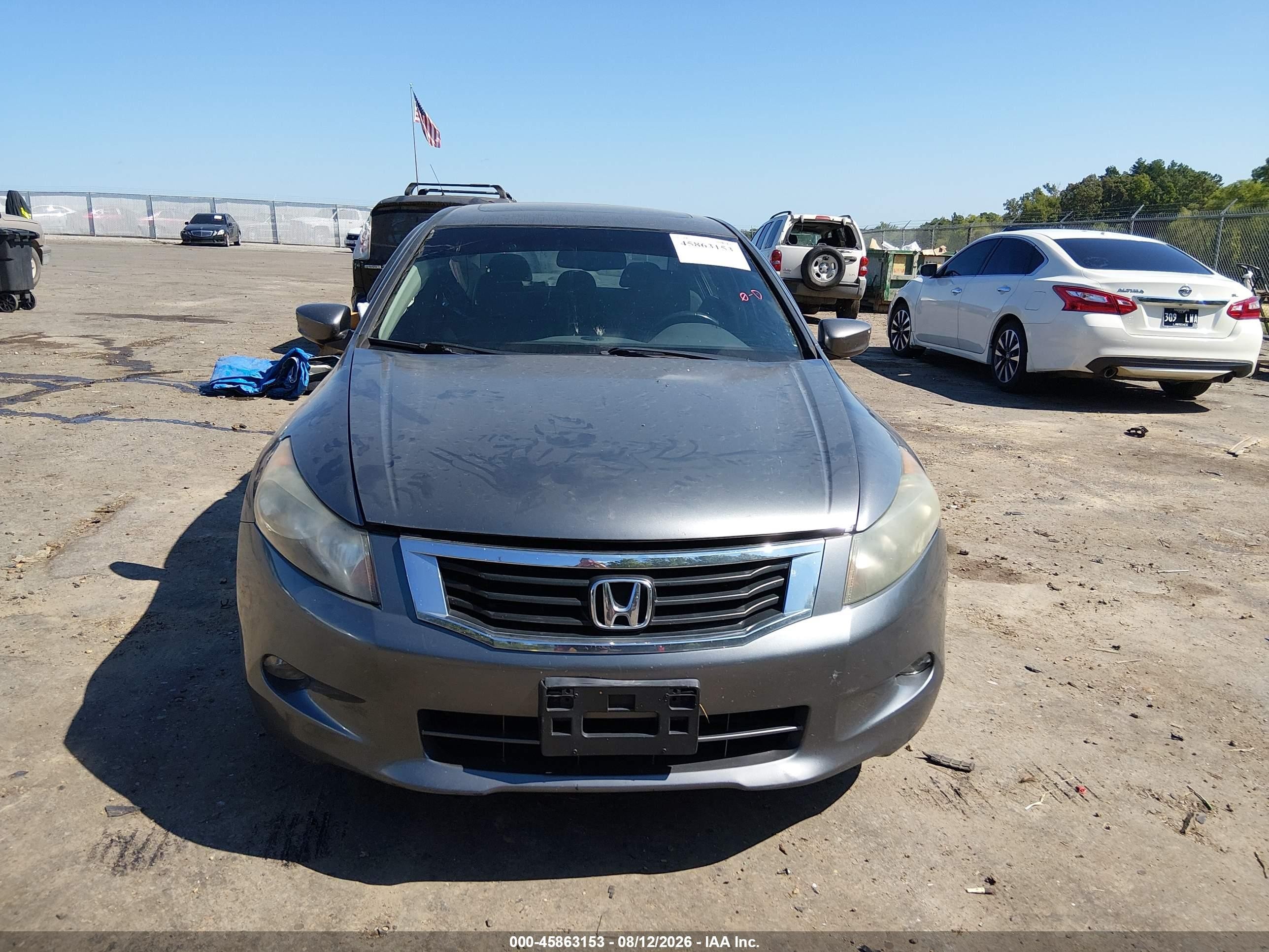 2008 Honda Accord 3.5 Ex-l Gray vin: 1HGCP36888A030152