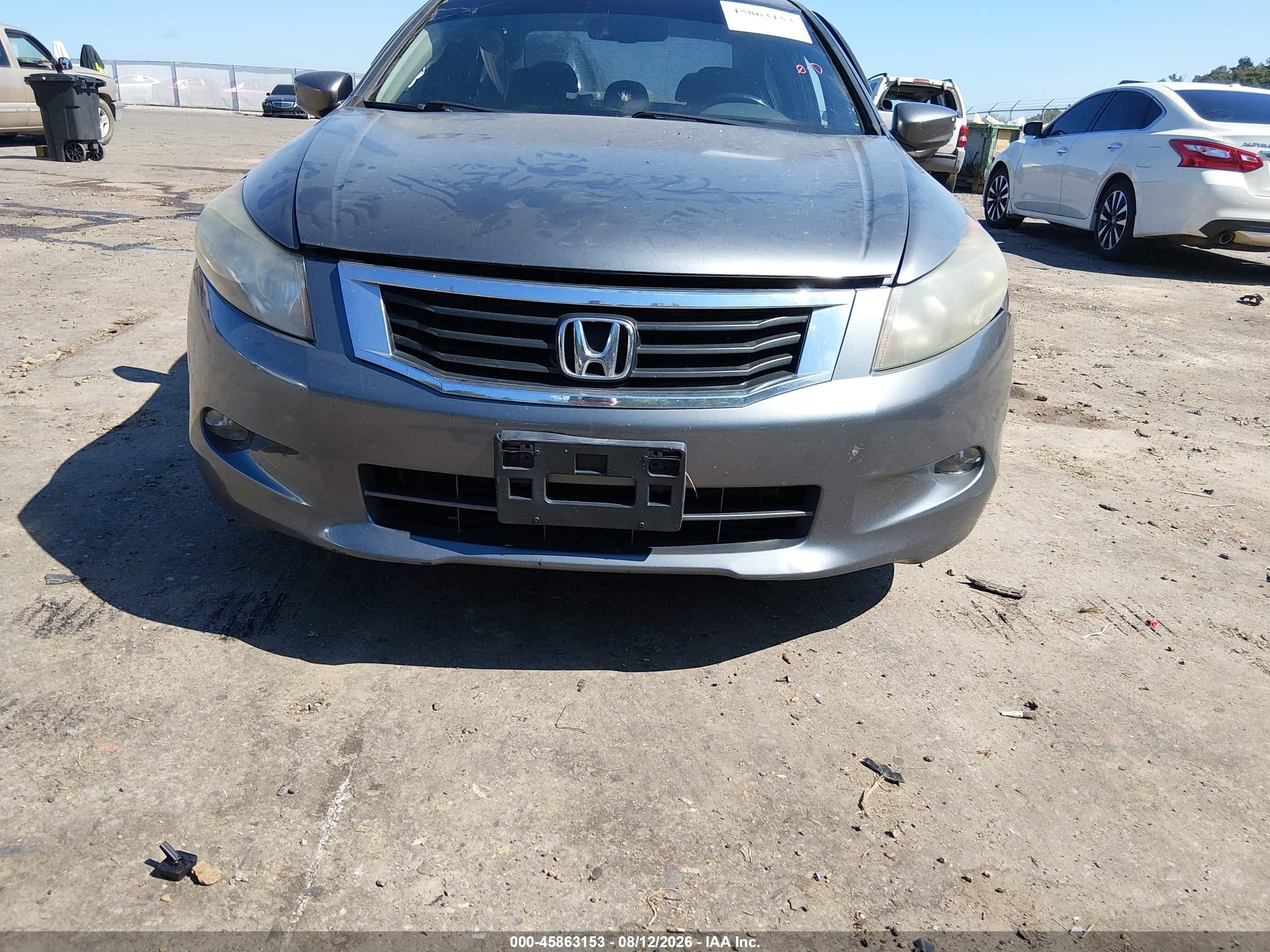 2008 Honda Accord 3.5 Ex-l Gray vin: 1HGCP36888A030152
