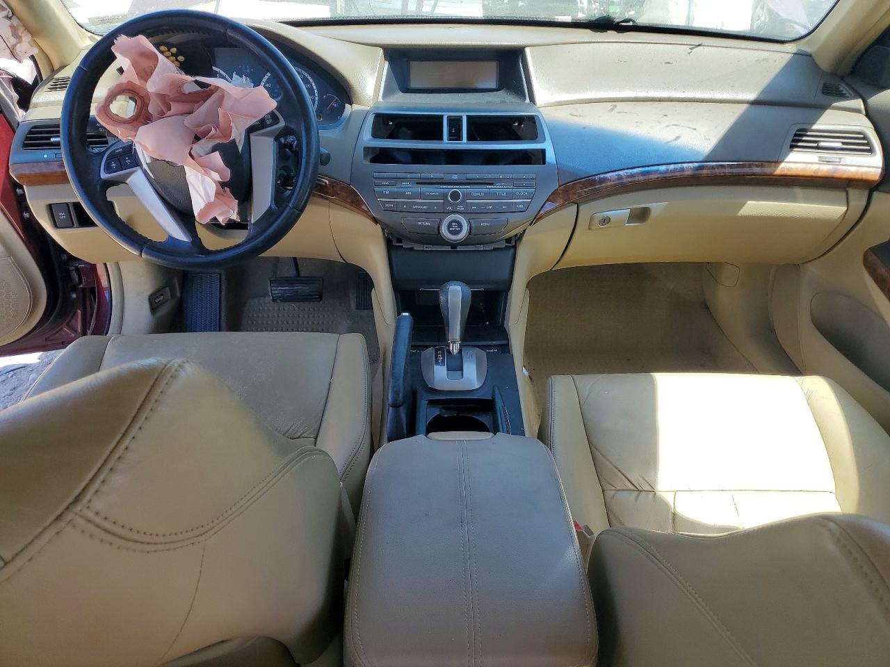 2008 Honda Accord Exl Бордовый vin: 1HGCP36888A030975