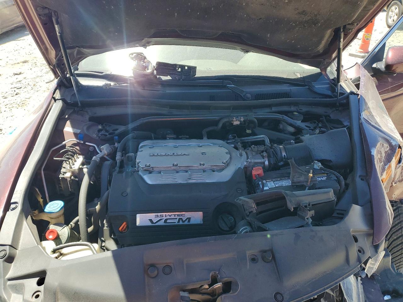 2008 Honda Accord Exl Бордовый vin: 1HGCP36888A030975