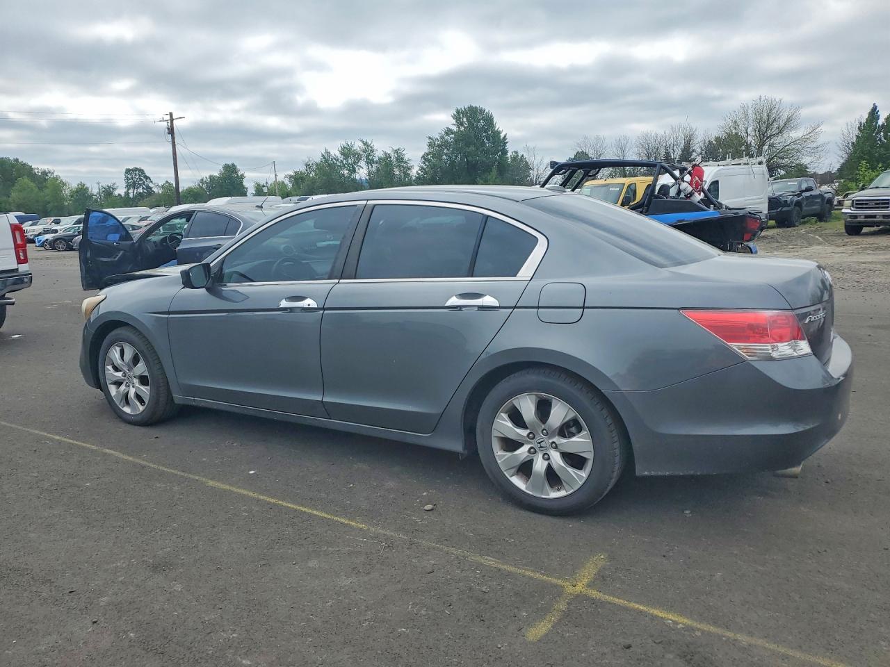2008 Honda Accord Exl Gray vin: 1HGCP36888A035948