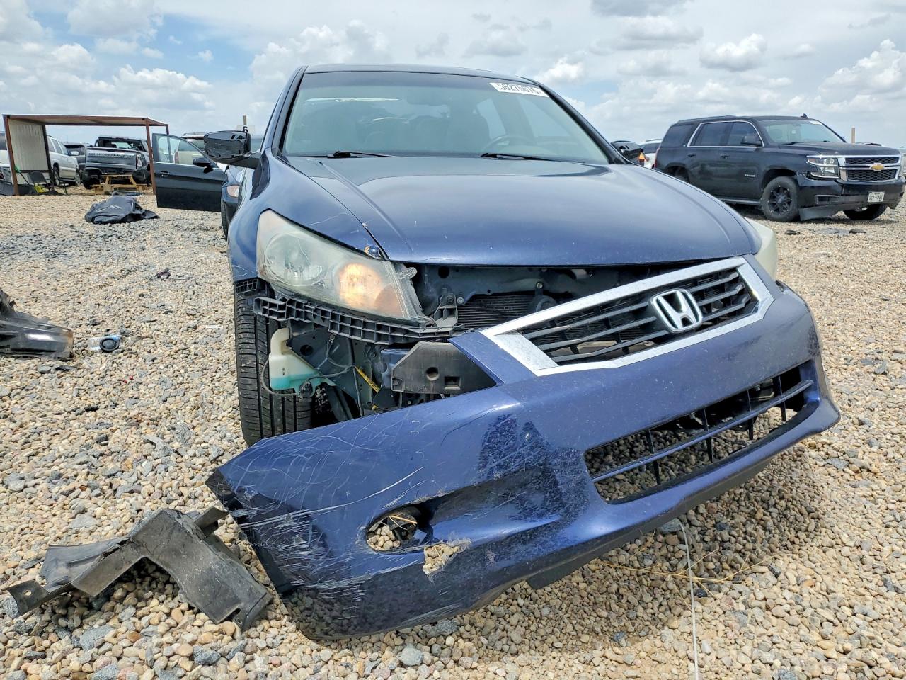 2008 Honda Accord Exl Blue vin: 1HGCP36888A052653