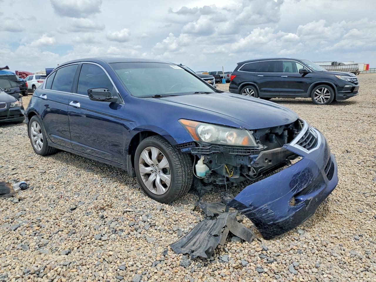 2008 Honda Accord Exl Blue vin: 1HGCP36888A052653