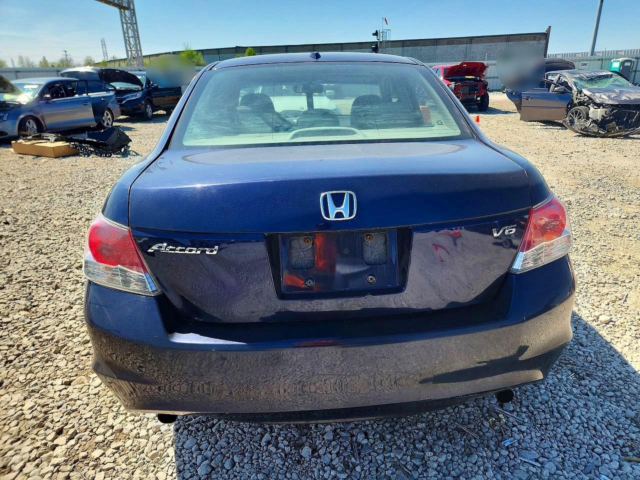 2008 Honda Accord Blue vin: 1HGCP36888A053186