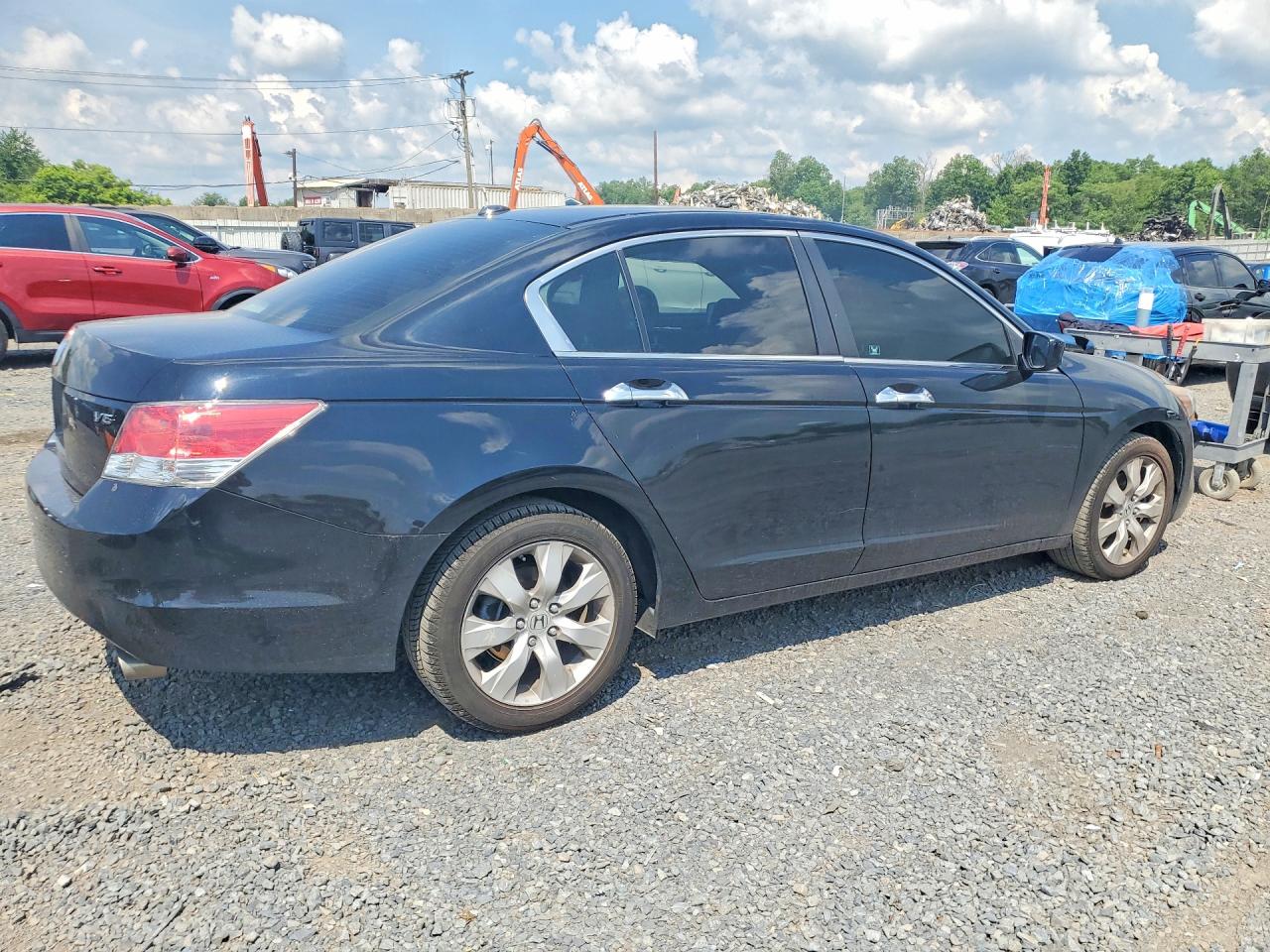 2008 Honda Accord Exl Black vin: 1HGCP36888A070036