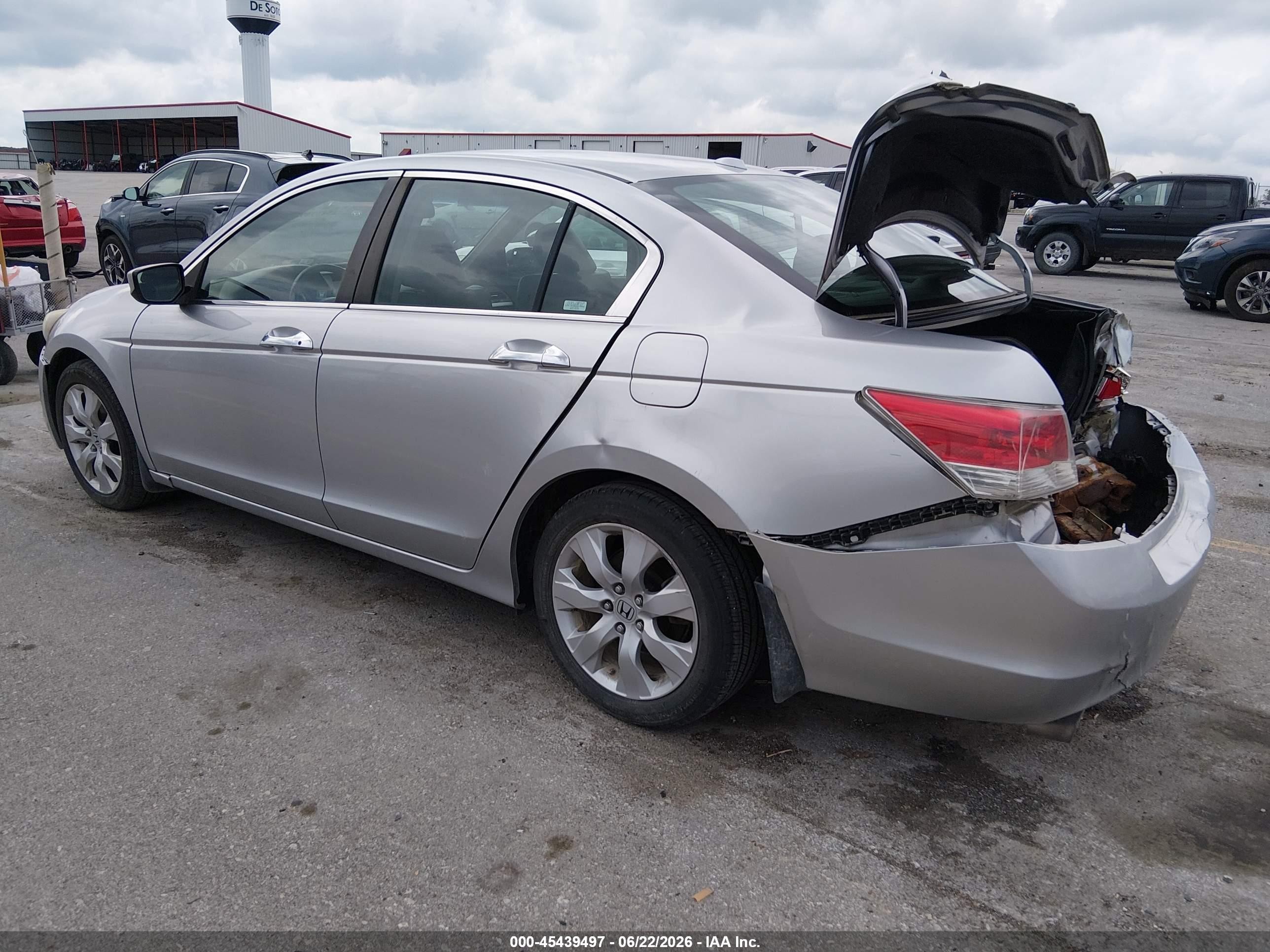 2008 Honda Accord 3.5 Ex-l Silver vin: 1HGCP36888A079478