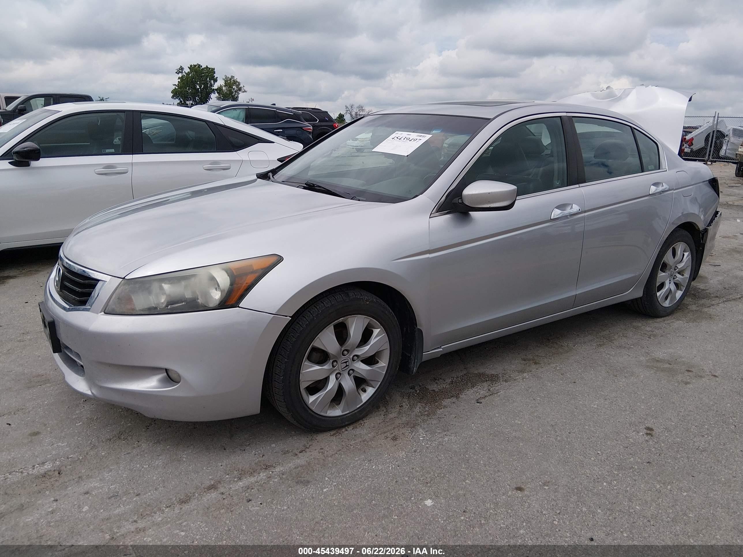 2008 Honda Accord 3.5 Ex-l Silver vin: 1HGCP36888A079478
