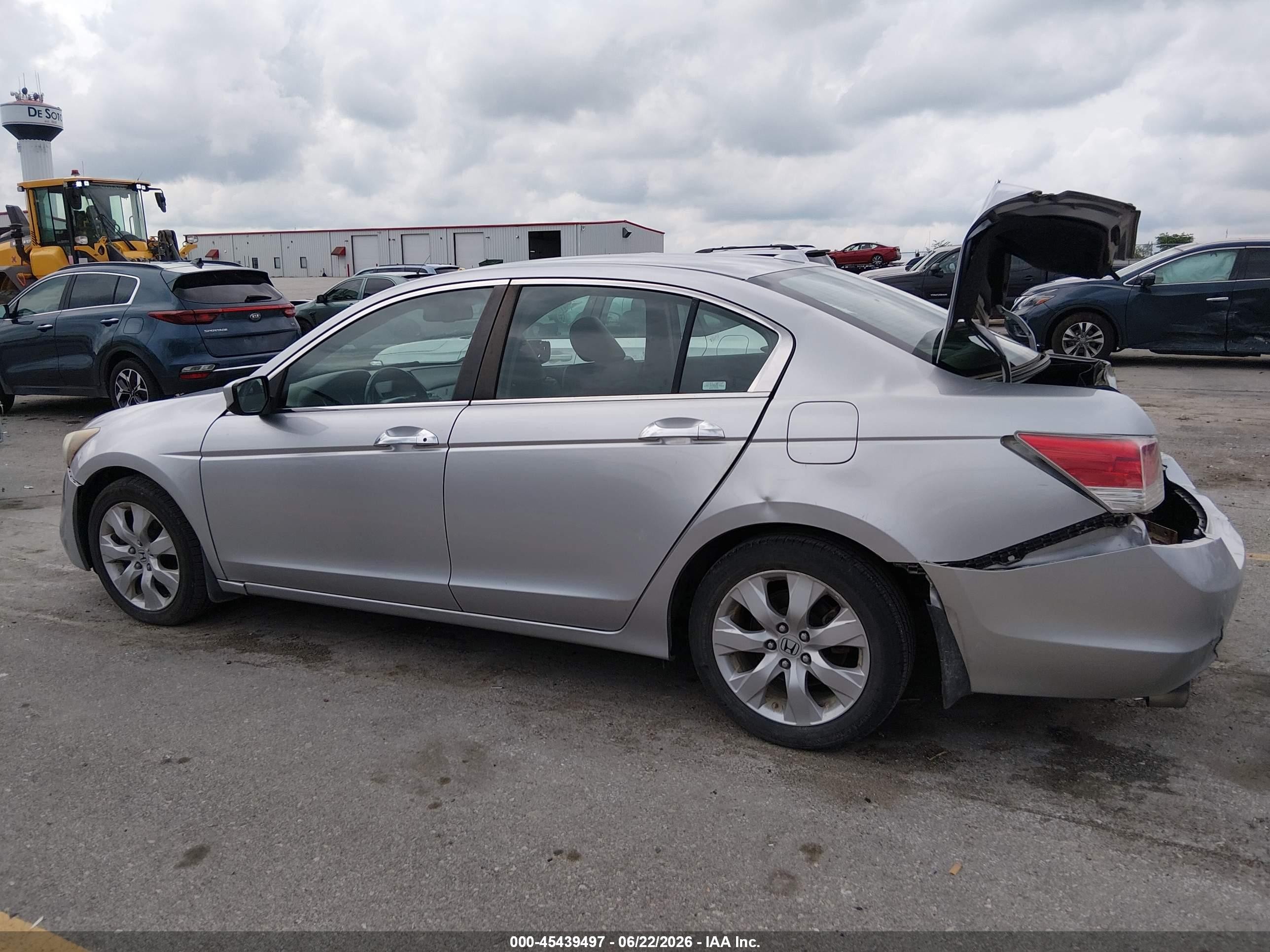 2008 Honda Accord 3.5 Ex-l Silver vin: 1HGCP36888A079478