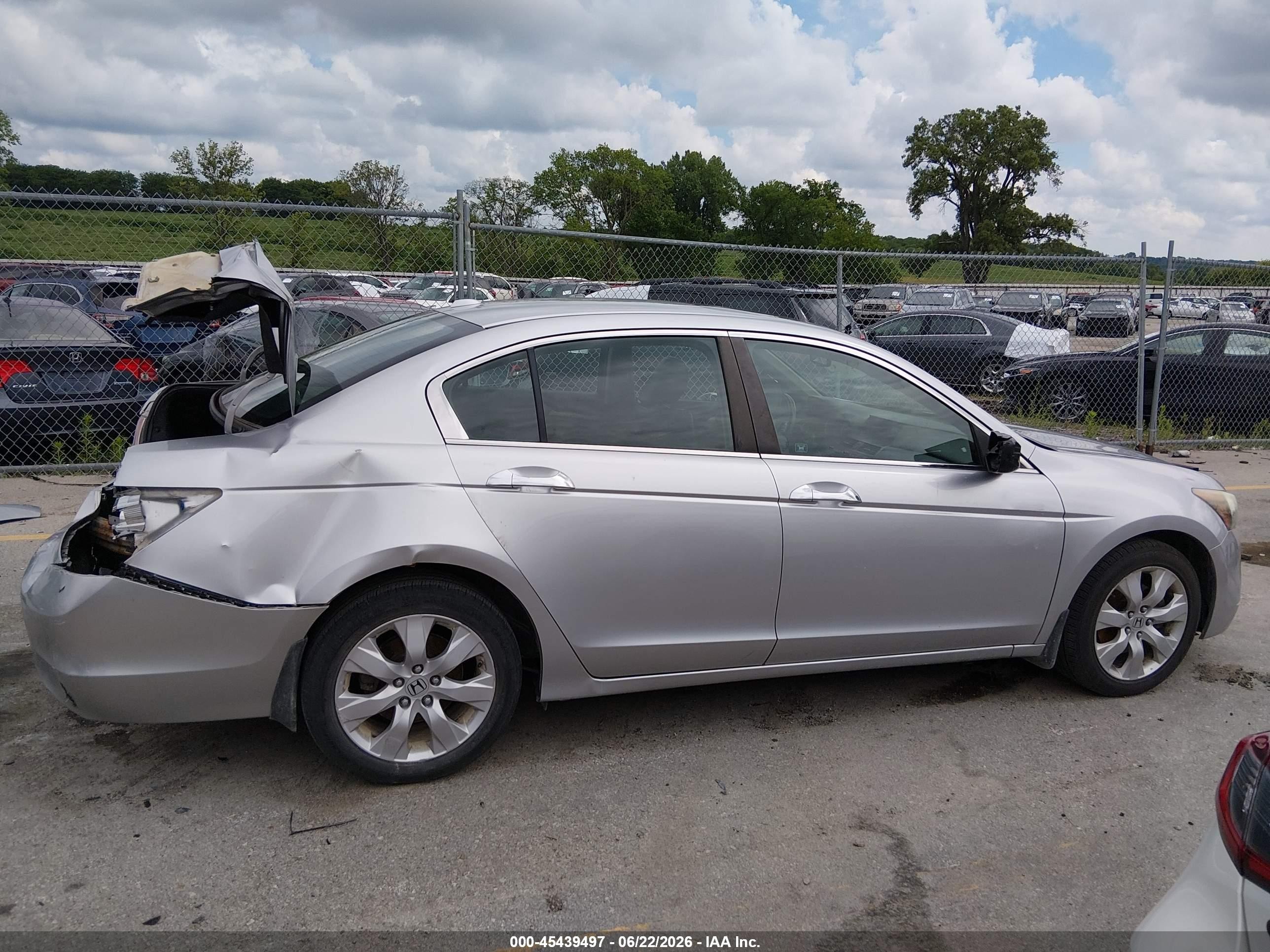 2008 Honda Accord 3.5 Ex-l Silver vin: 1HGCP36888A079478