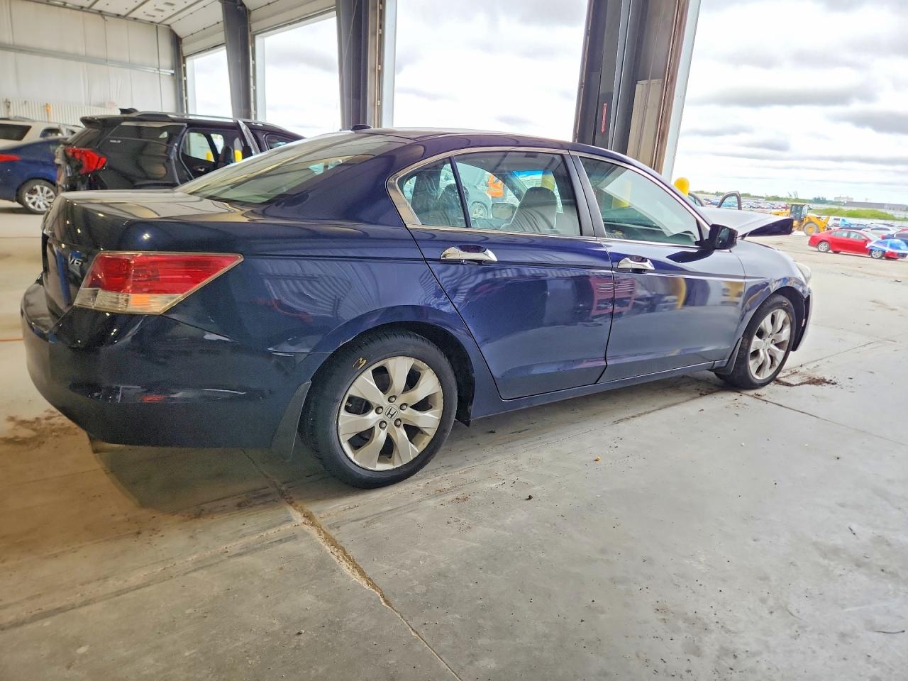 2008 Honda Accord Exl Синий vin: 1HGCP36888A085362