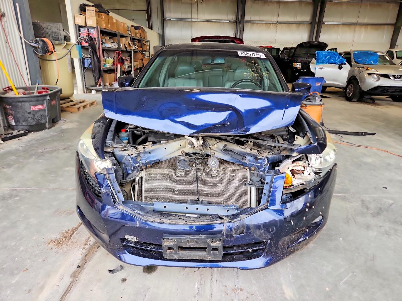 2008 Honda Accord Exl Синий vin: 1HGCP36888A085362