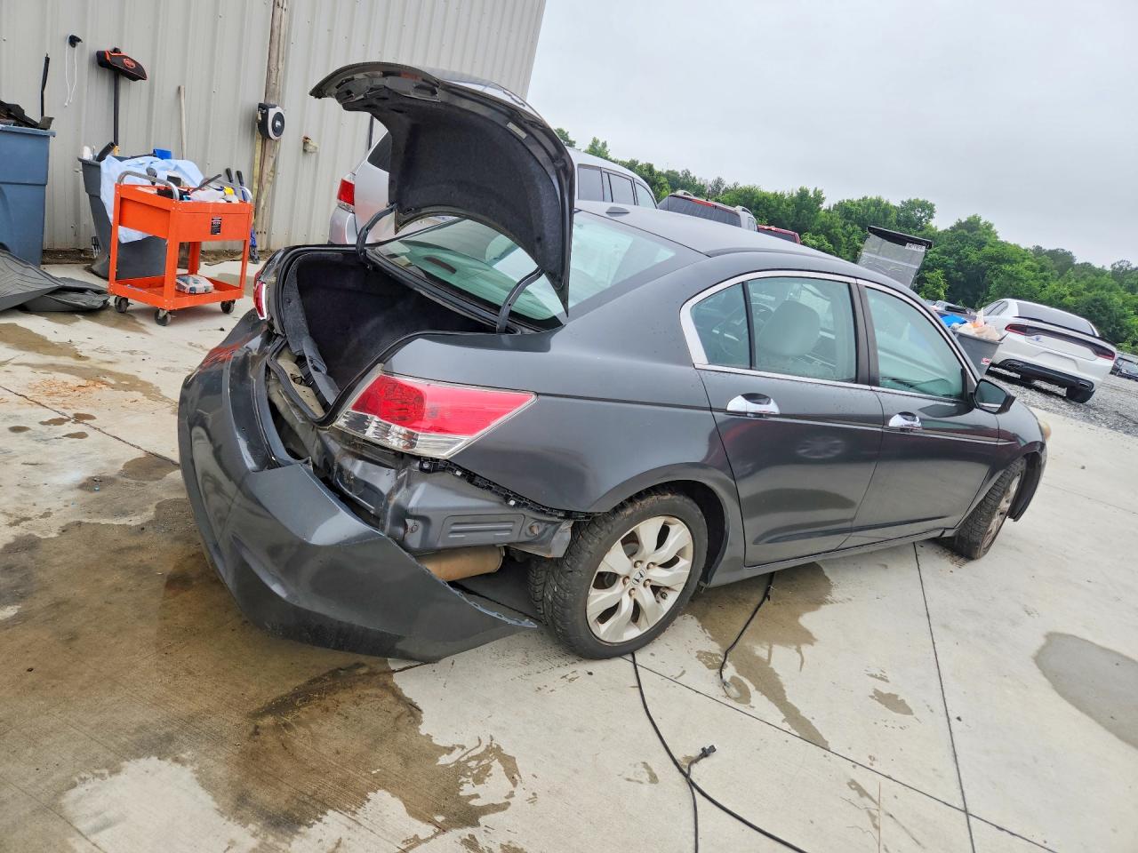 2008 Honda Accord Exl Gray vin: 1HGCP36888A088360