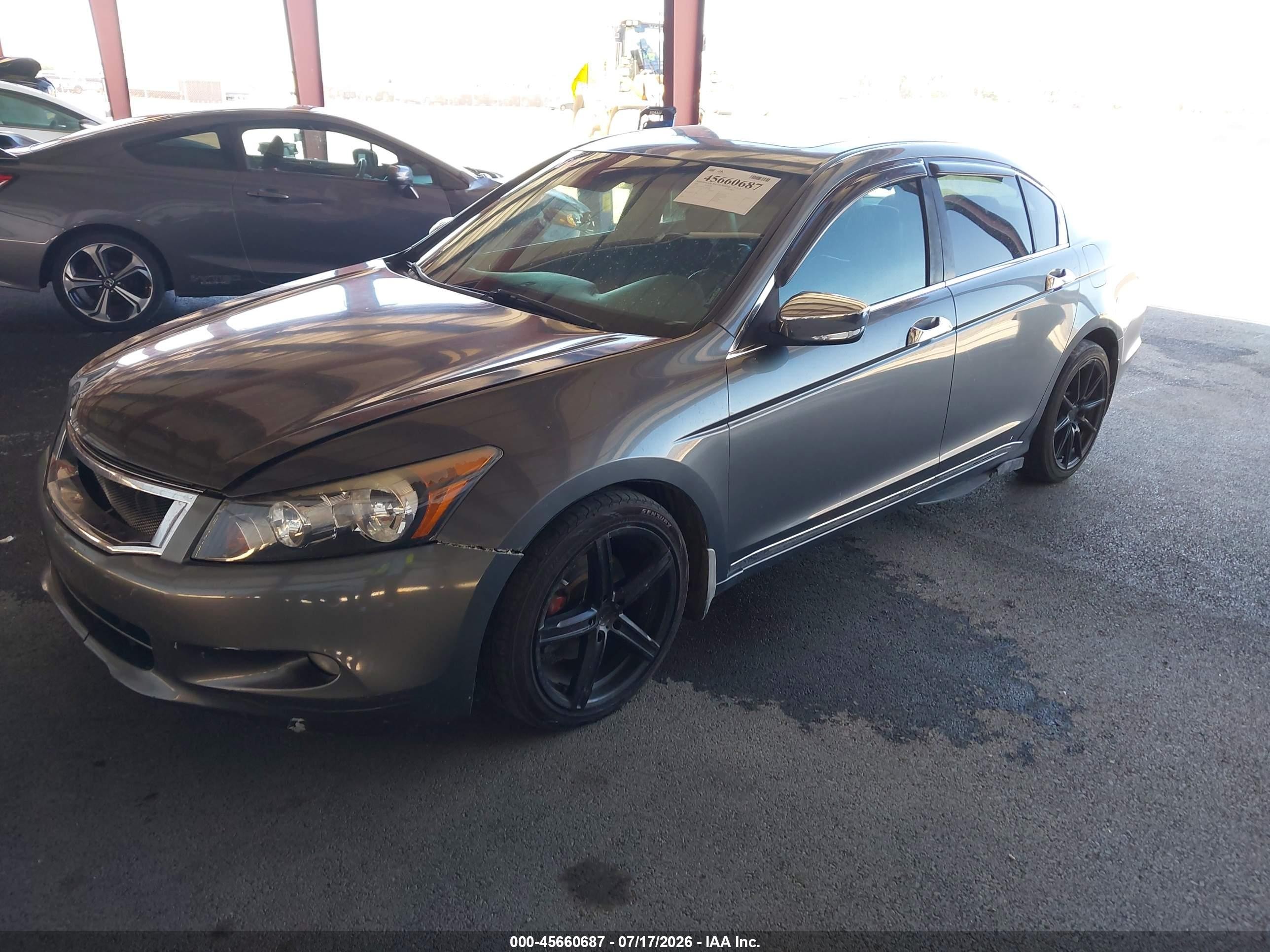 2009 Honda Accord 3.5 Ex-l Gray vin: 1HGCP36889A001185