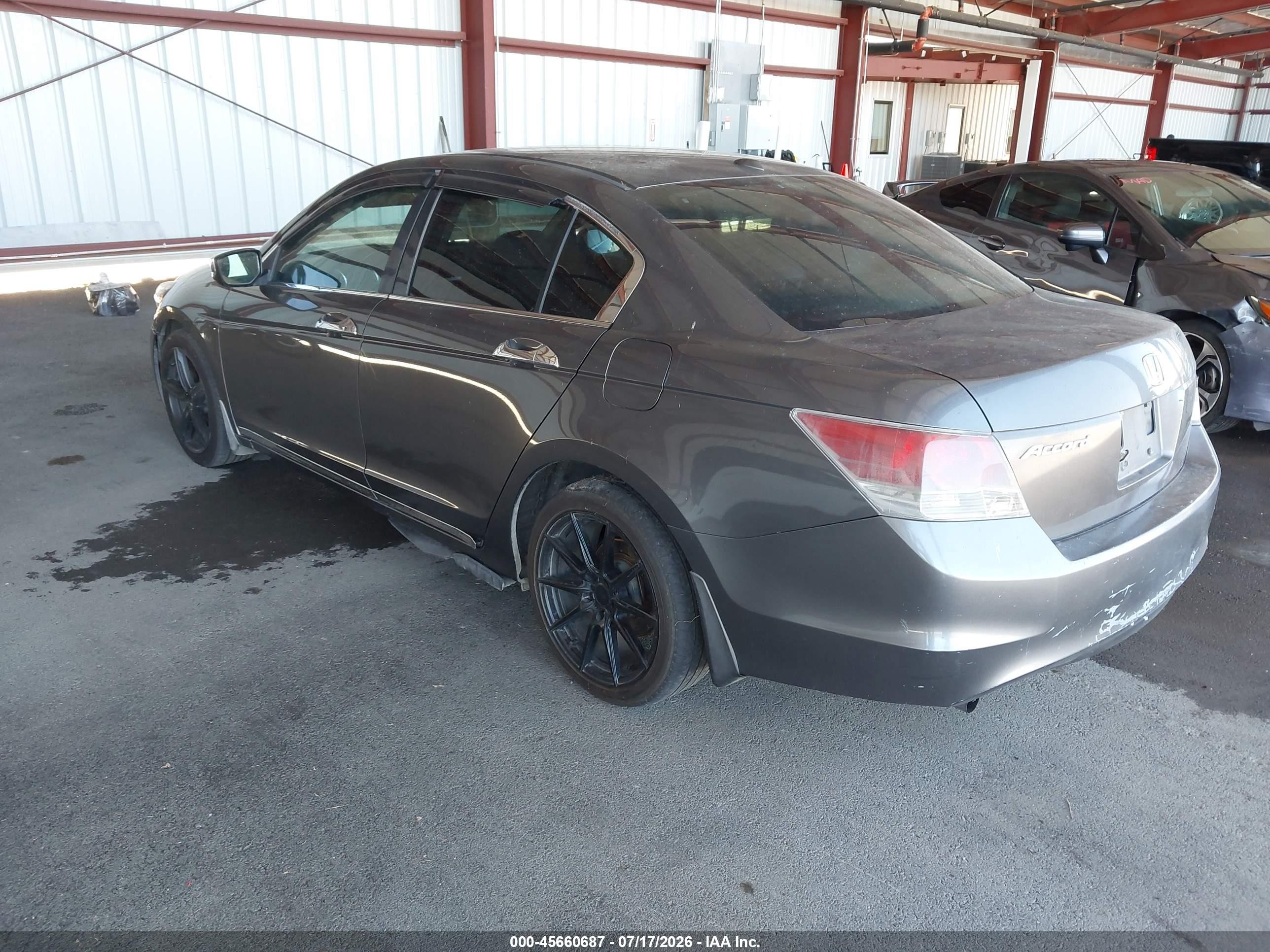 2009 Honda Accord 3.5 Ex-l Gray vin: 1HGCP36889A001185