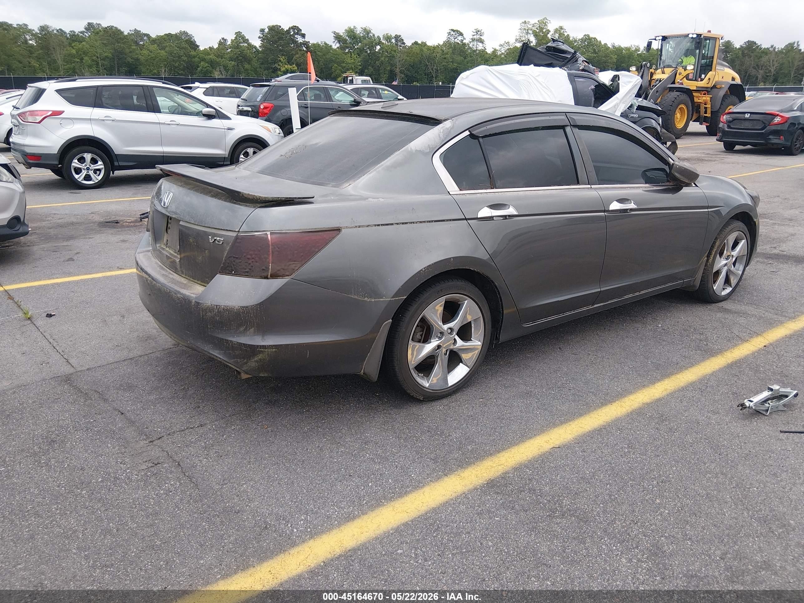 2009 Honda Accord 3.5 Ex-l Gray vin: 1HGCP36889A001798
