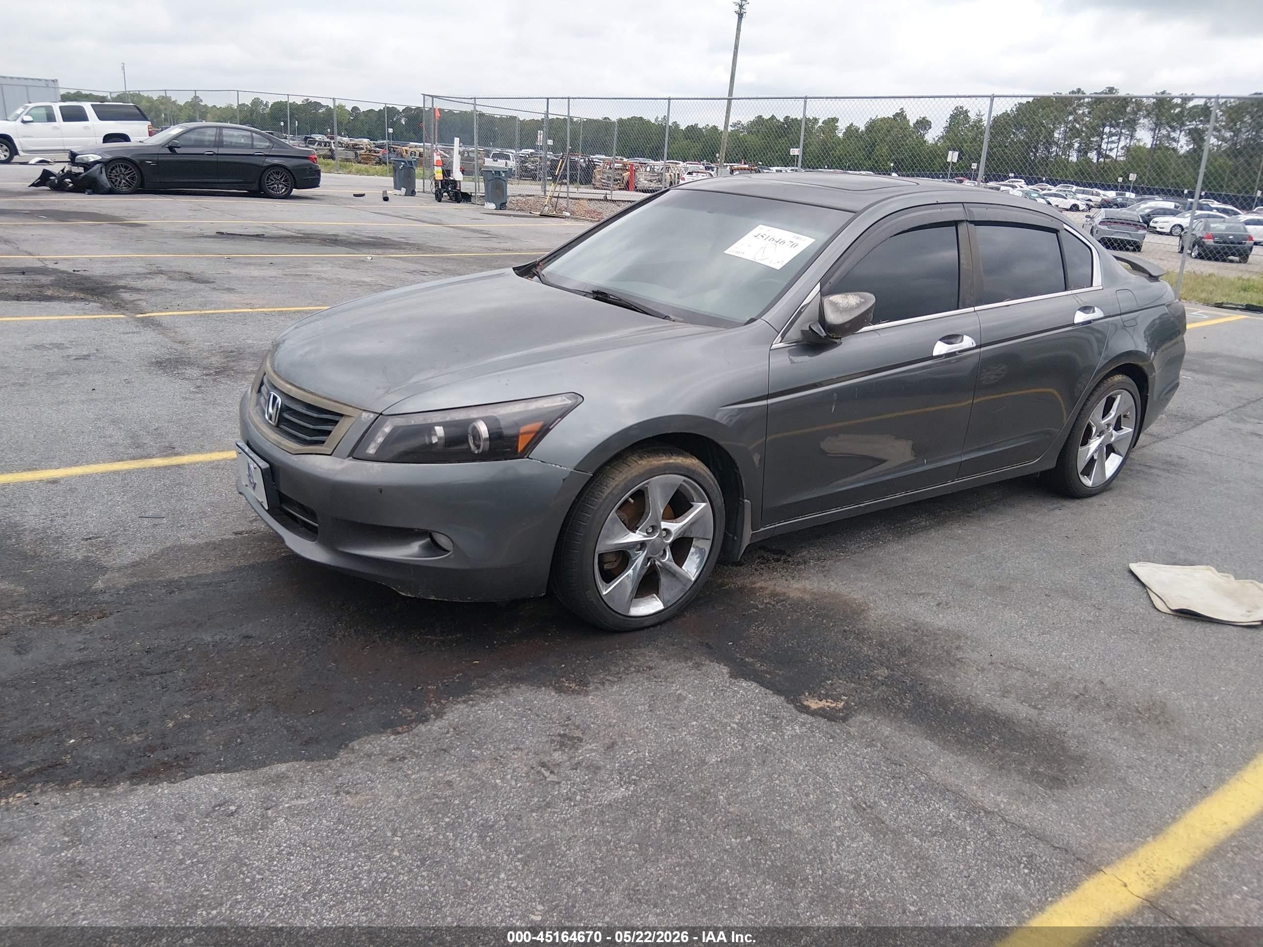 2009 Honda Accord 3.5 Ex-l Gray vin: 1HGCP36889A001798