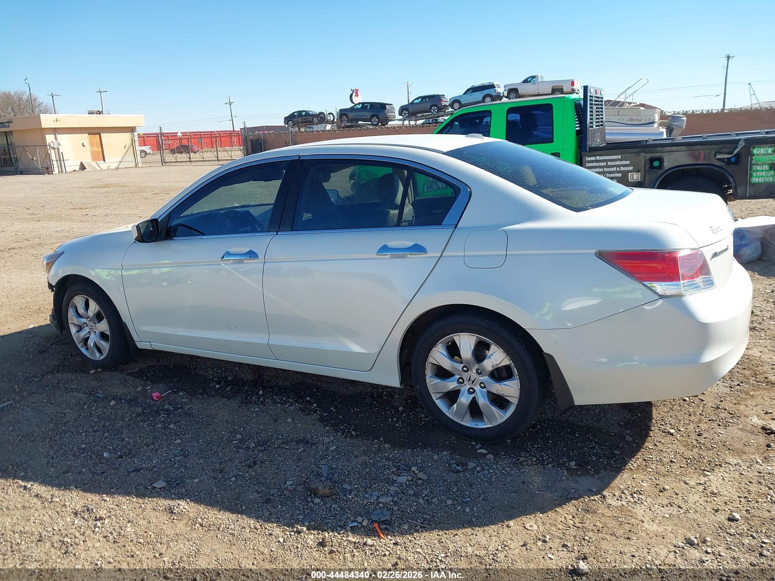 2009 Honda Accord 3.5 Ex-l White vin: 1HGCP36889A004524