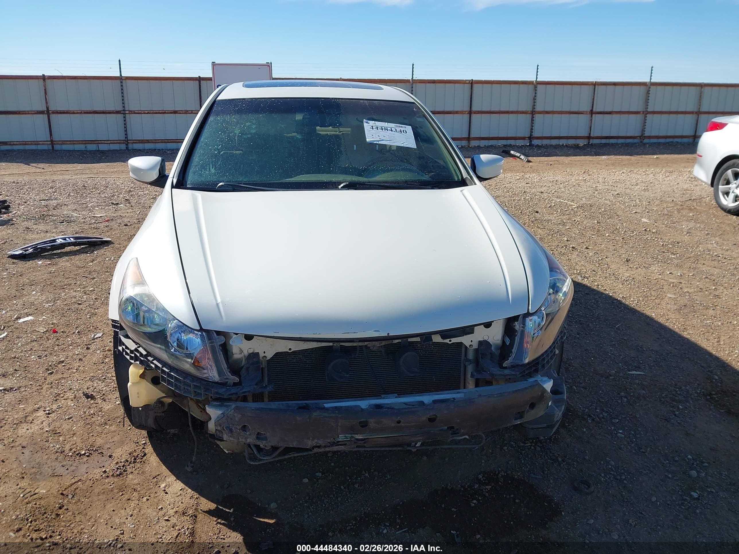 2009 Honda Accord 3.5 Ex-l White vin: 1HGCP36889A004524