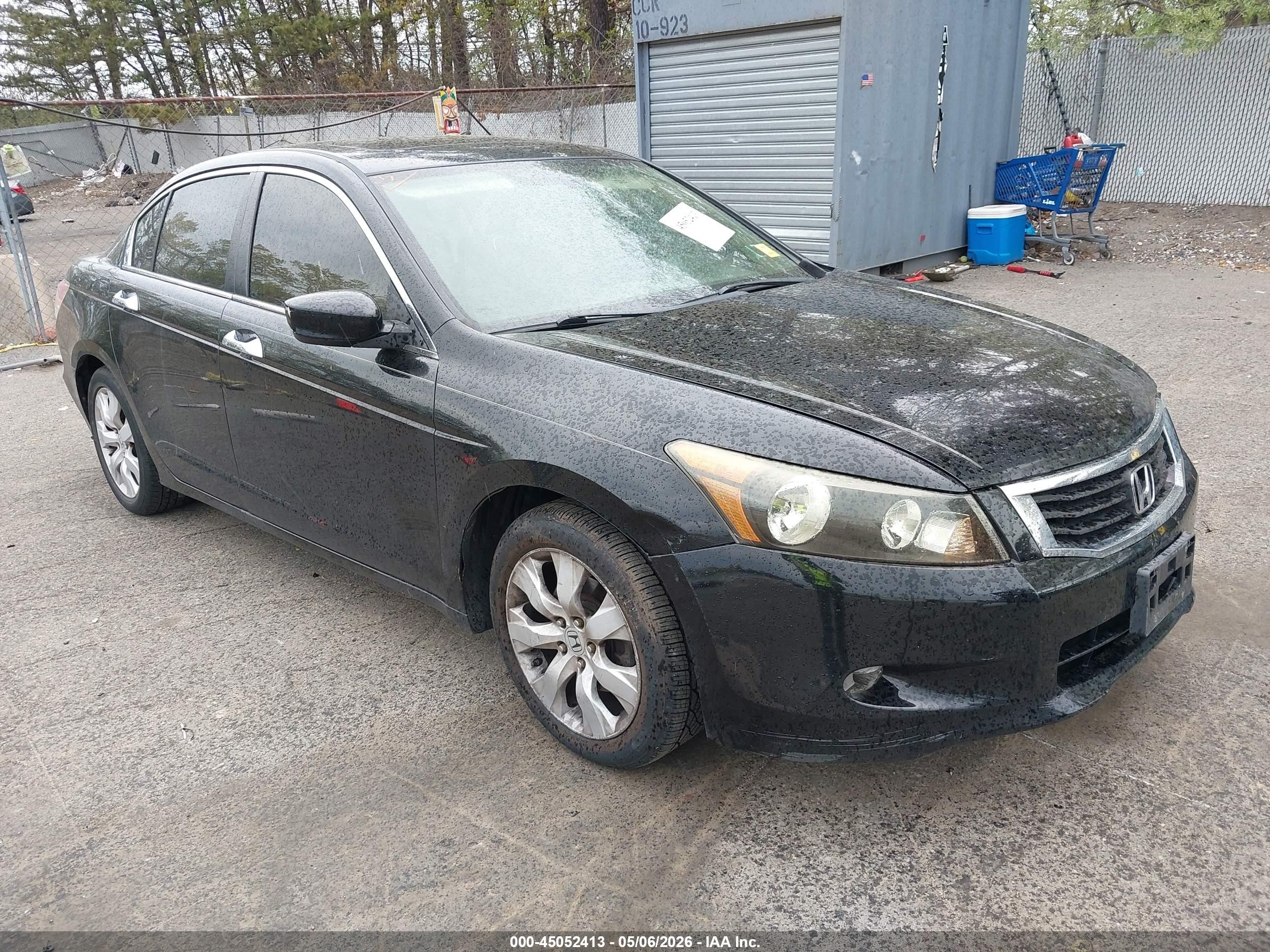 2009 Honda Accord 3.5 Ex-l Black vin: 1HGCP36889A004801