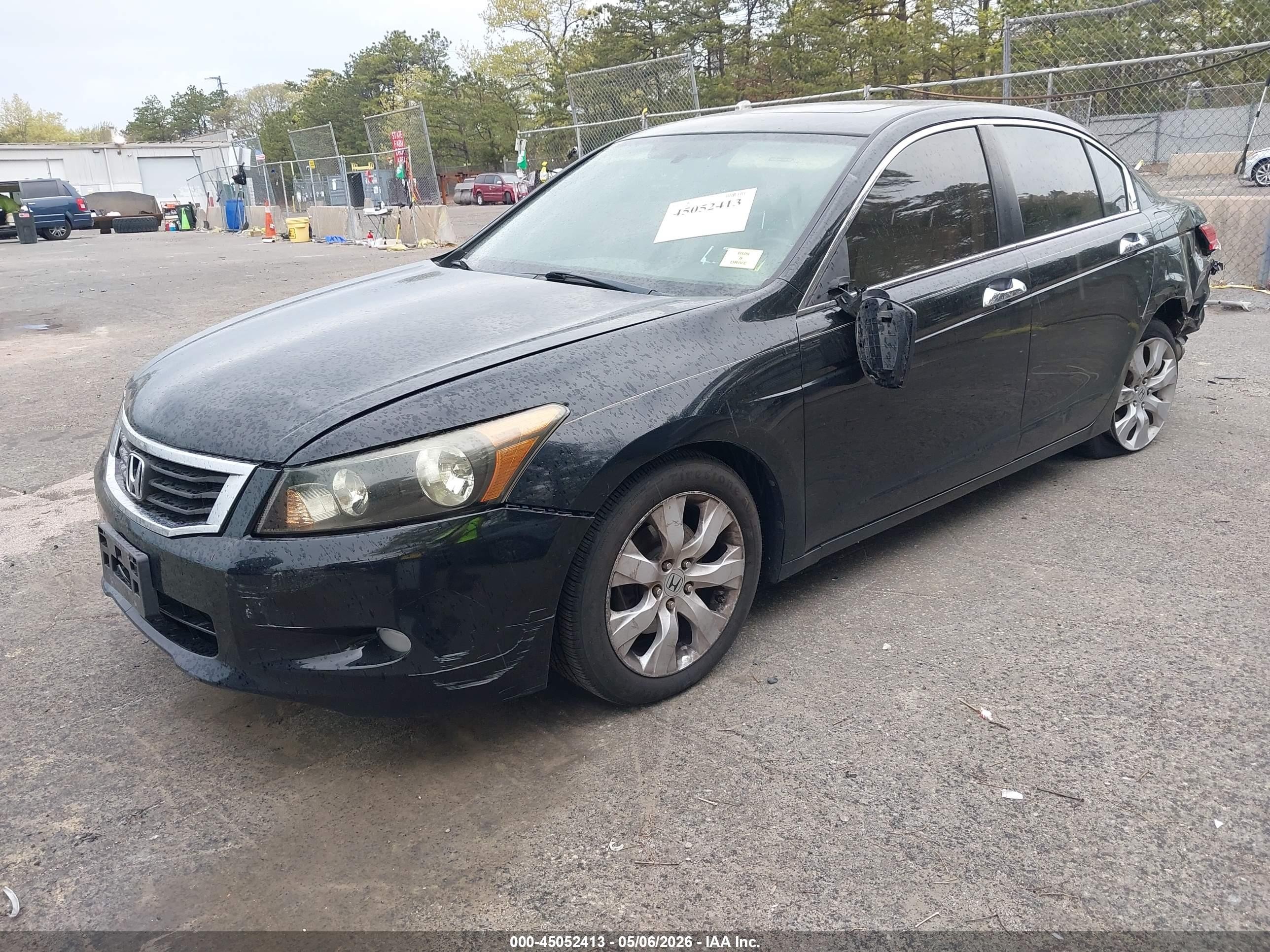 2009 Honda Accord 3.5 Ex-l Black vin: 1HGCP36889A004801