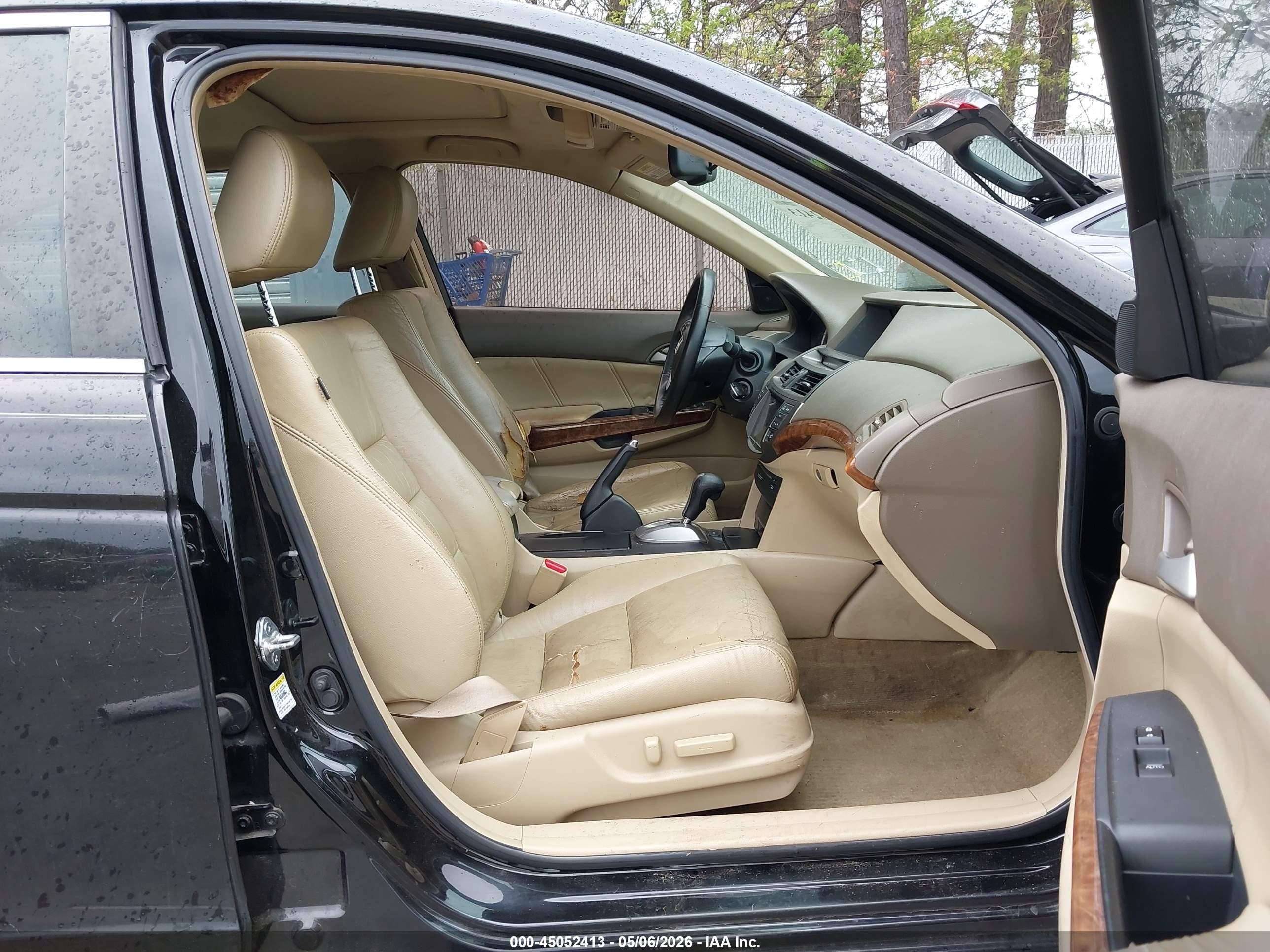 2009 Honda Accord 3.5 Ex-l Black vin: 1HGCP36889A004801