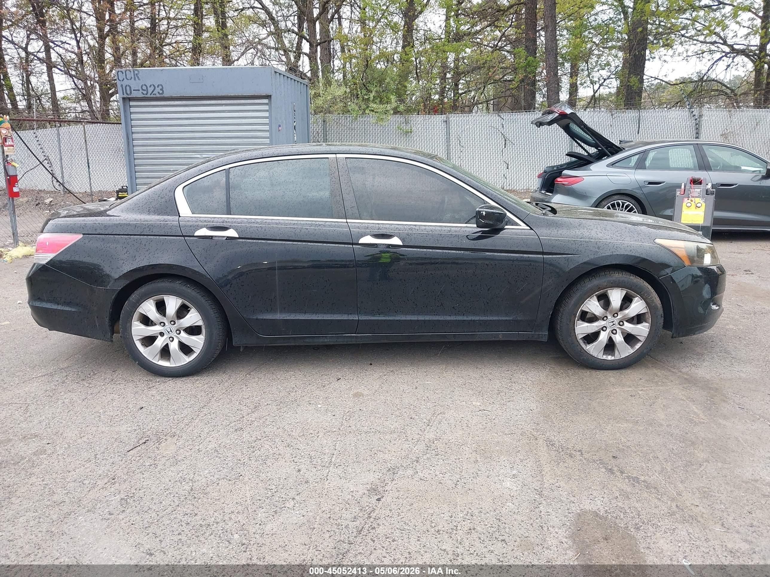 2009 Honda Accord 3.5 Ex-l Black vin: 1HGCP36889A004801