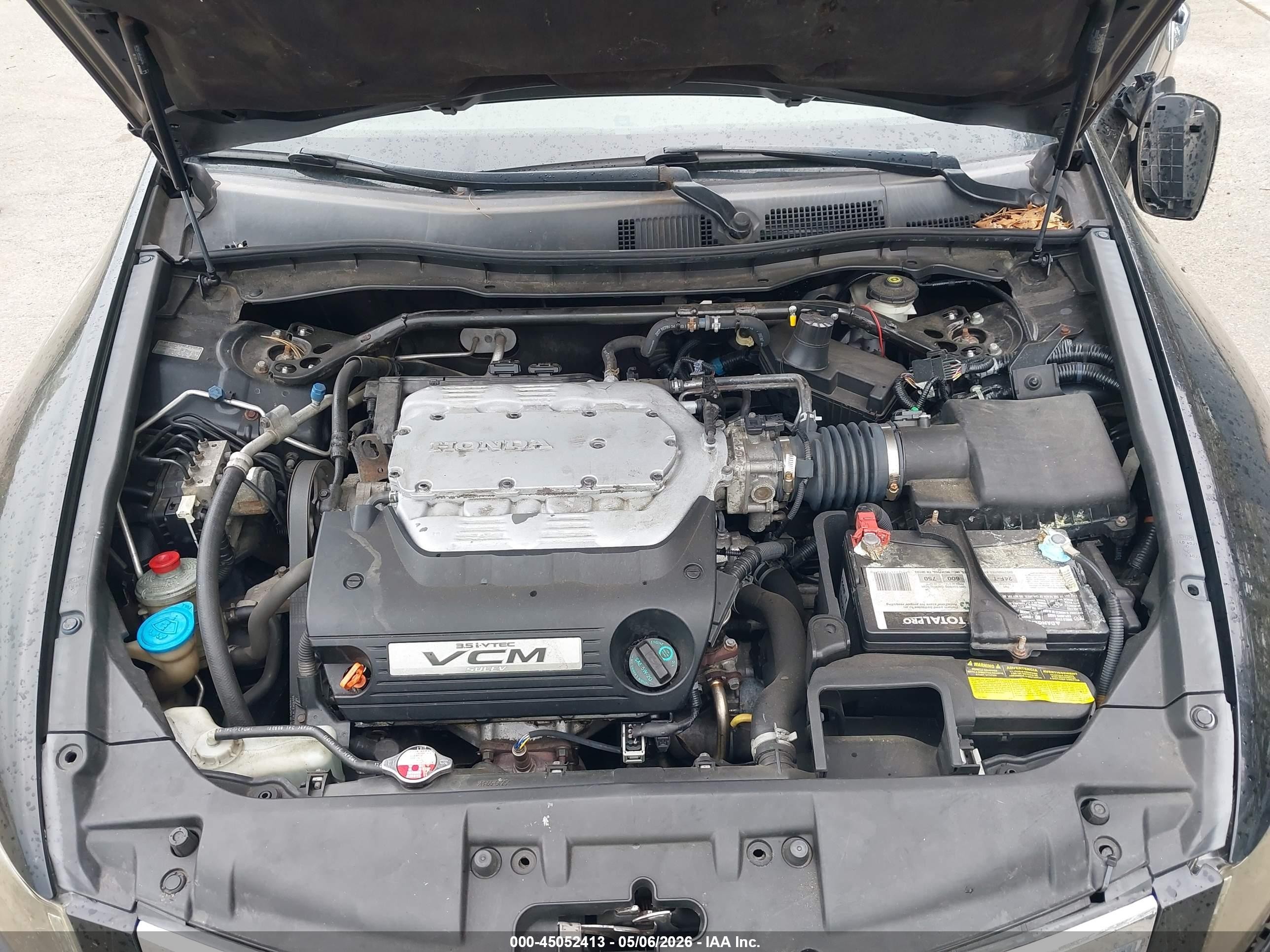 2009 Honda Accord 3.5 Ex-l Black vin: 1HGCP36889A004801