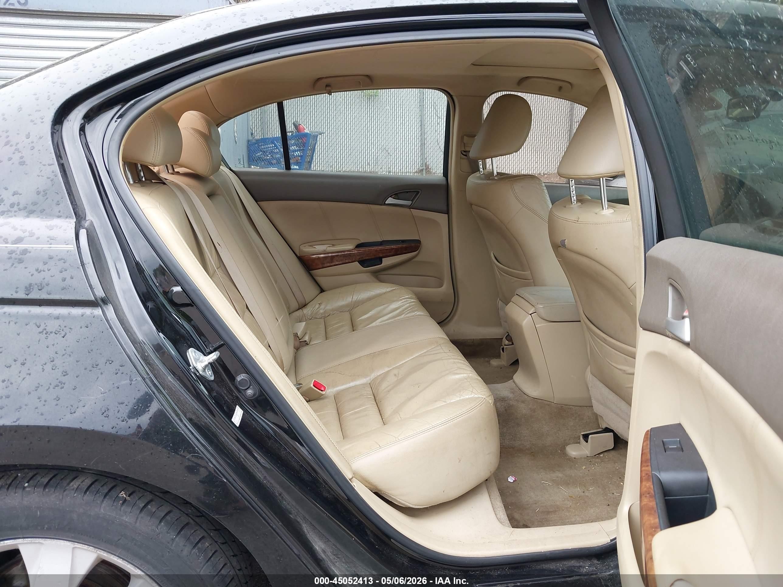 2009 Honda Accord 3.5 Ex-l Black vin: 1HGCP36889A004801