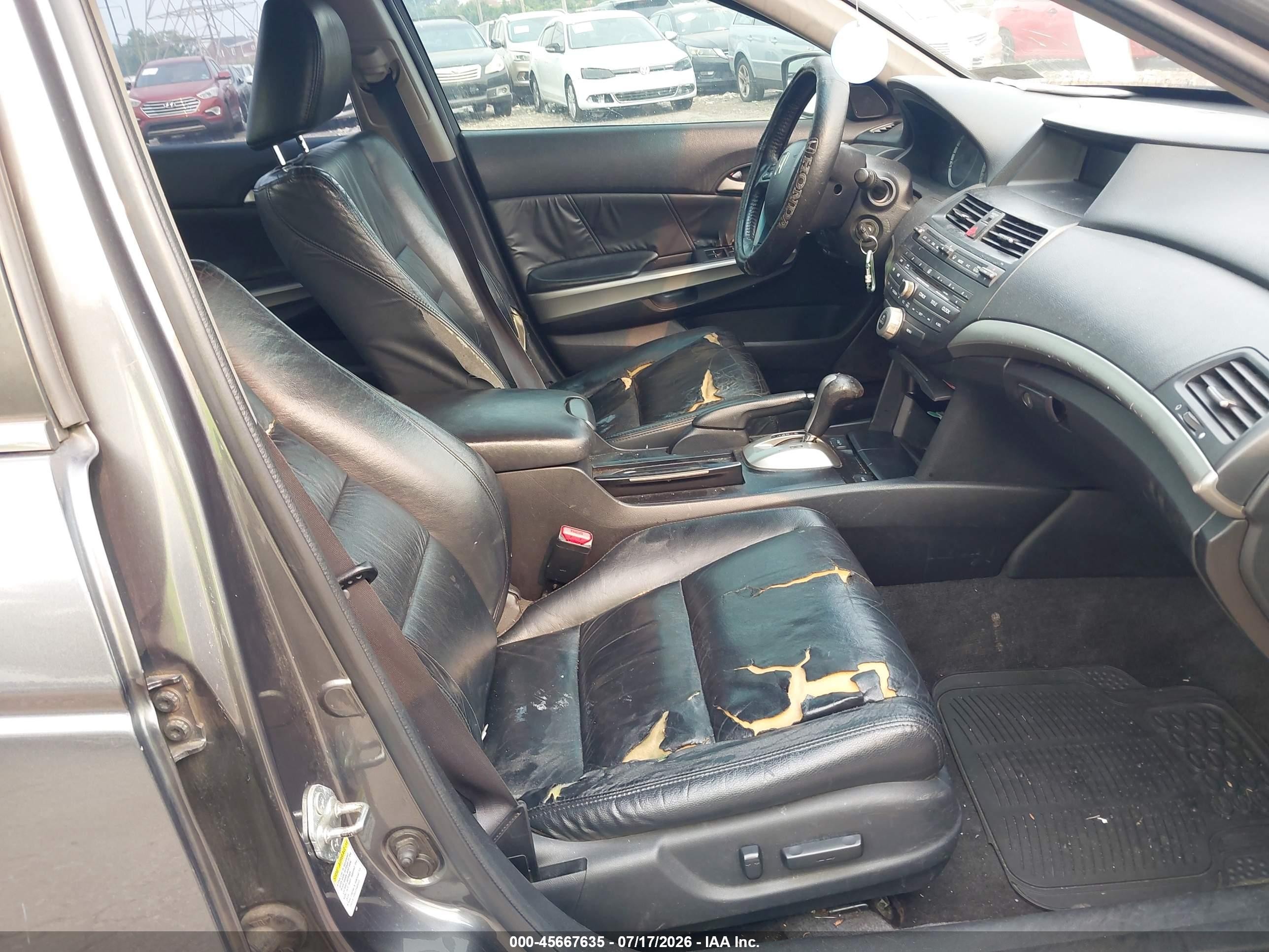 2009 Honda Accord 3.5 Ex-l Gray vin: 1HGCP36889A026832
