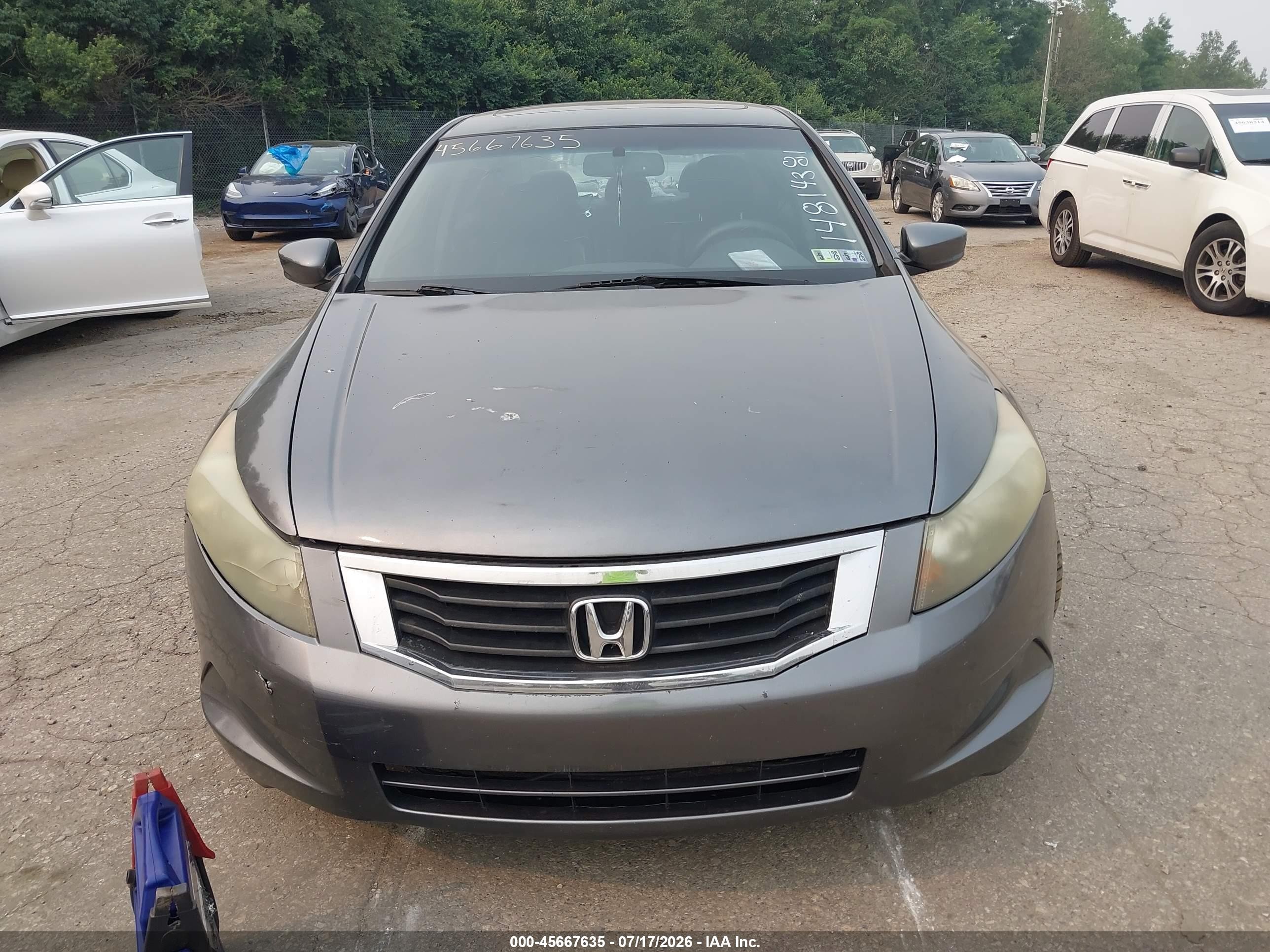2009 Honda Accord 3.5 Ex-l Gray vin: 1HGCP36889A026832