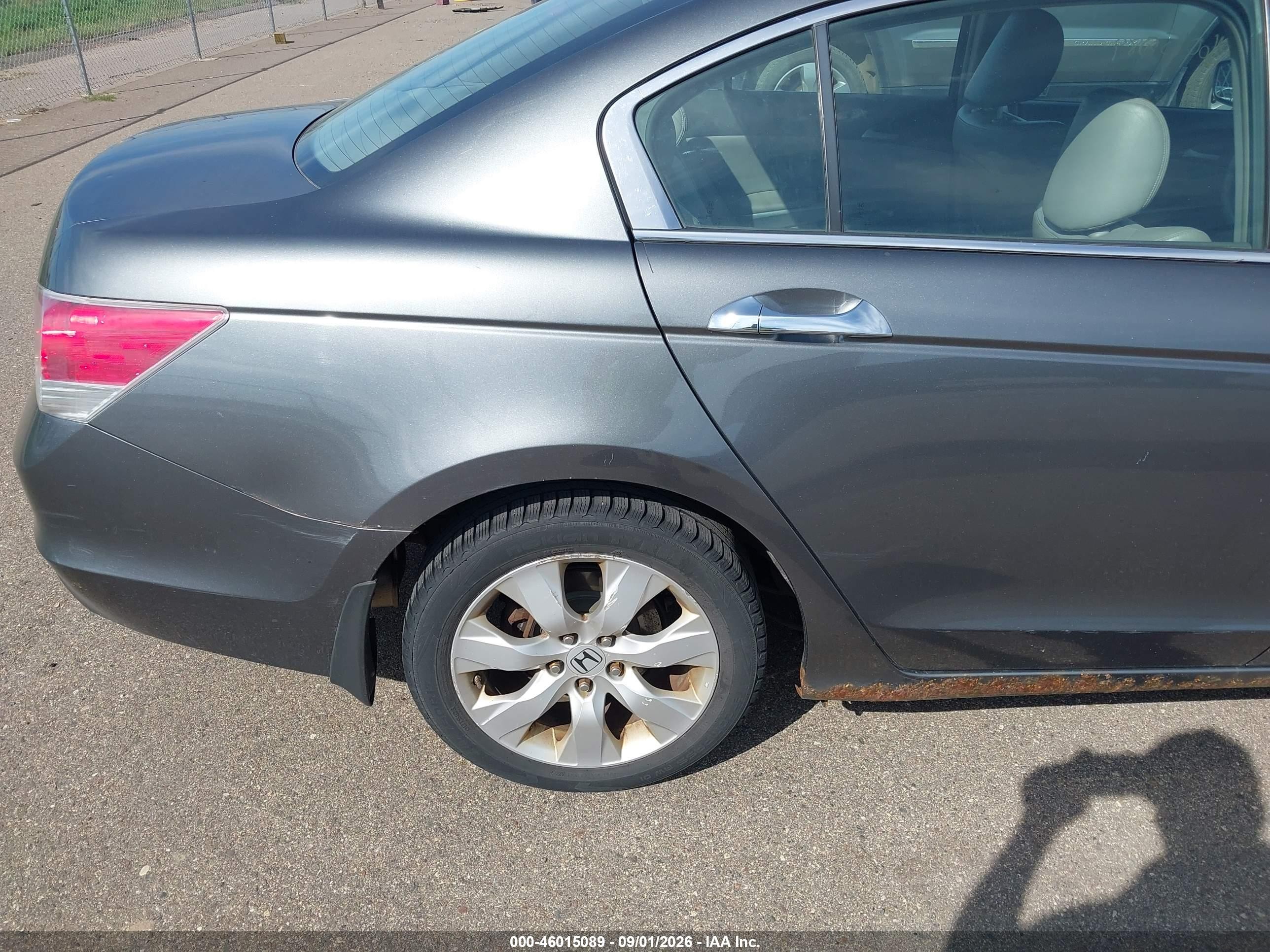 2009 Honda Accord 3.5 Ex-l Gray vin: 1HGCP36889A029987