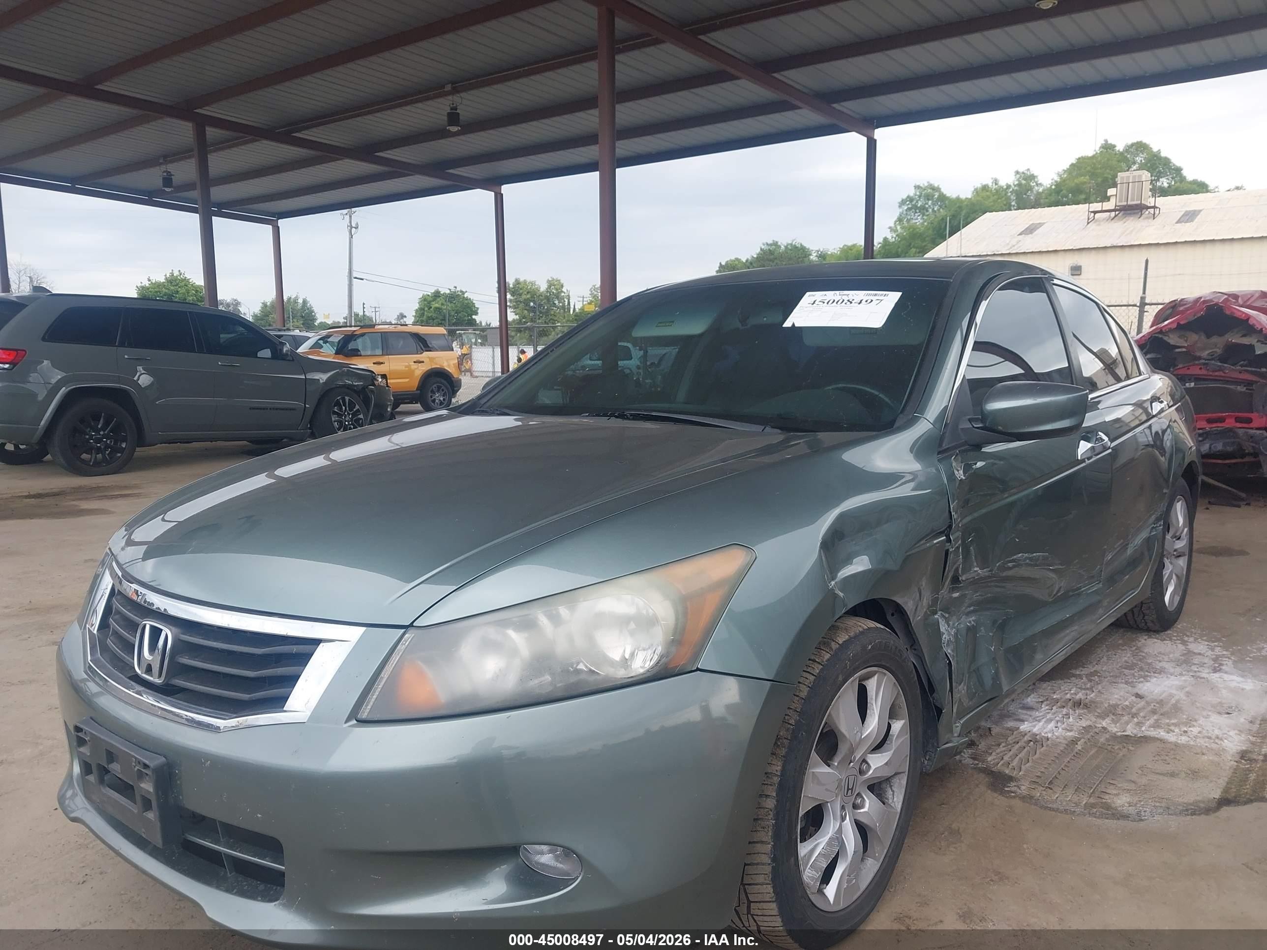 2009 Honda Accord 3.5 Ex-l Green vin: 1HGCP36889A046479