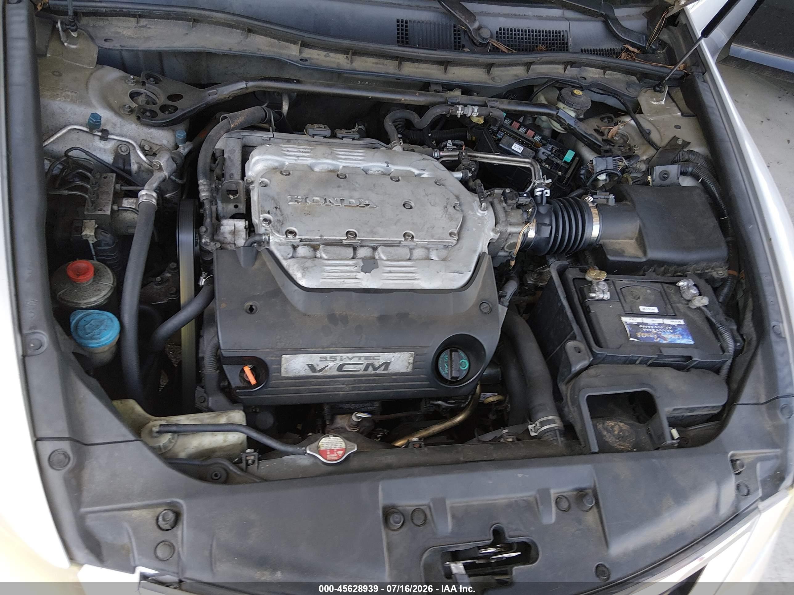 2008 Honda Accord 3.5 Ex-l Silver vin: 1HGCP36898A002649
