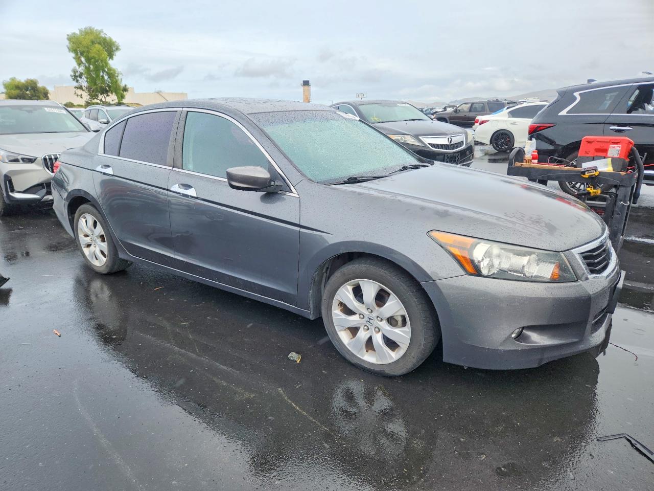 2008 Honda Accord Exl Gray vin: 1HGCP36898A009472