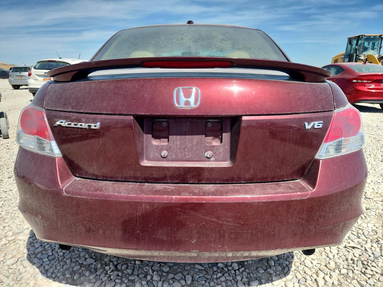 2008 Honda Accord Exl Бордовый vin: 1HGCP36898A022724
